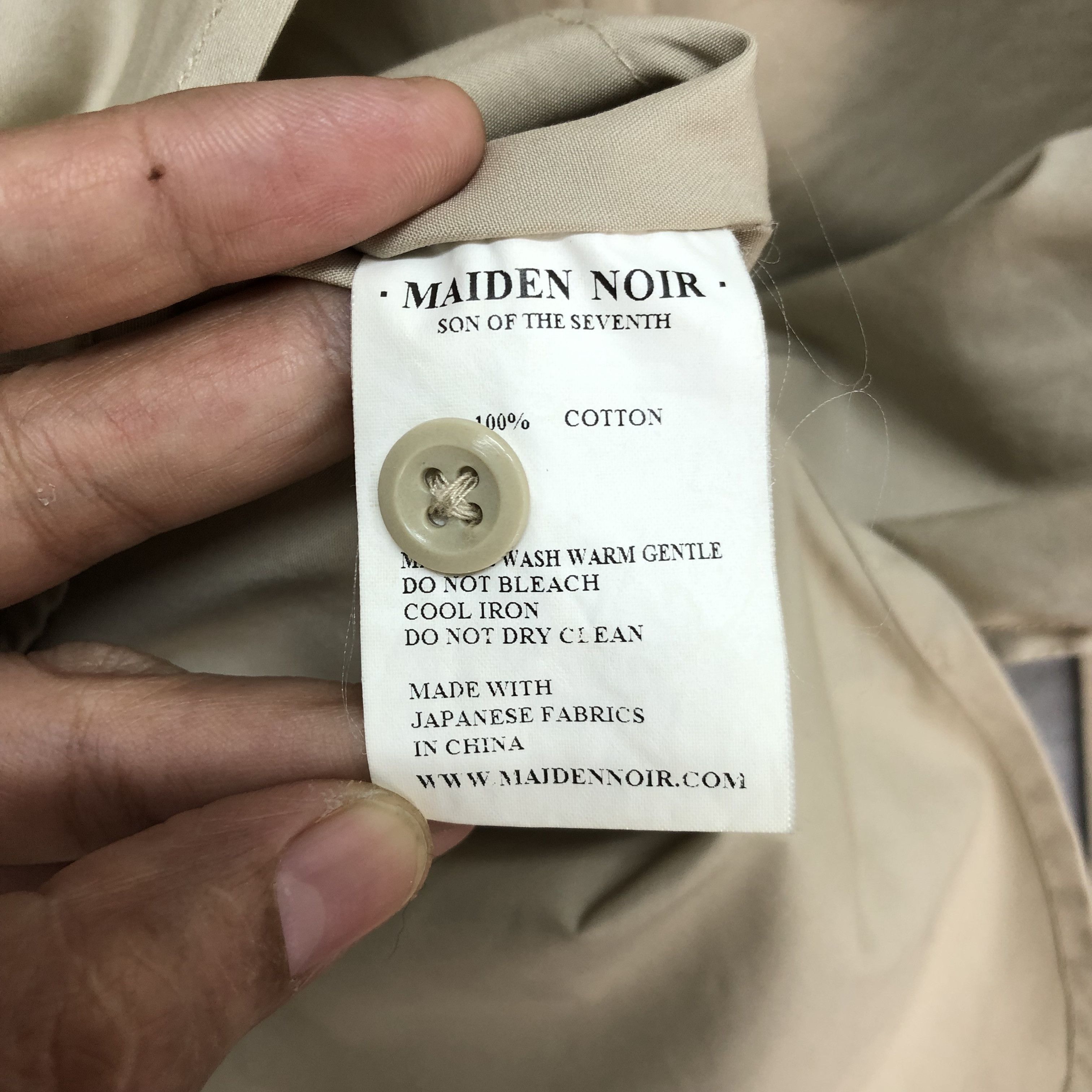 Japanese Brand MAIDEN NOIR SON OF THE SEVENTH BUTTON DOWN SHIRTS #6417-65 Size US S / EU 44-46 / 1 - 8 Thumbnail