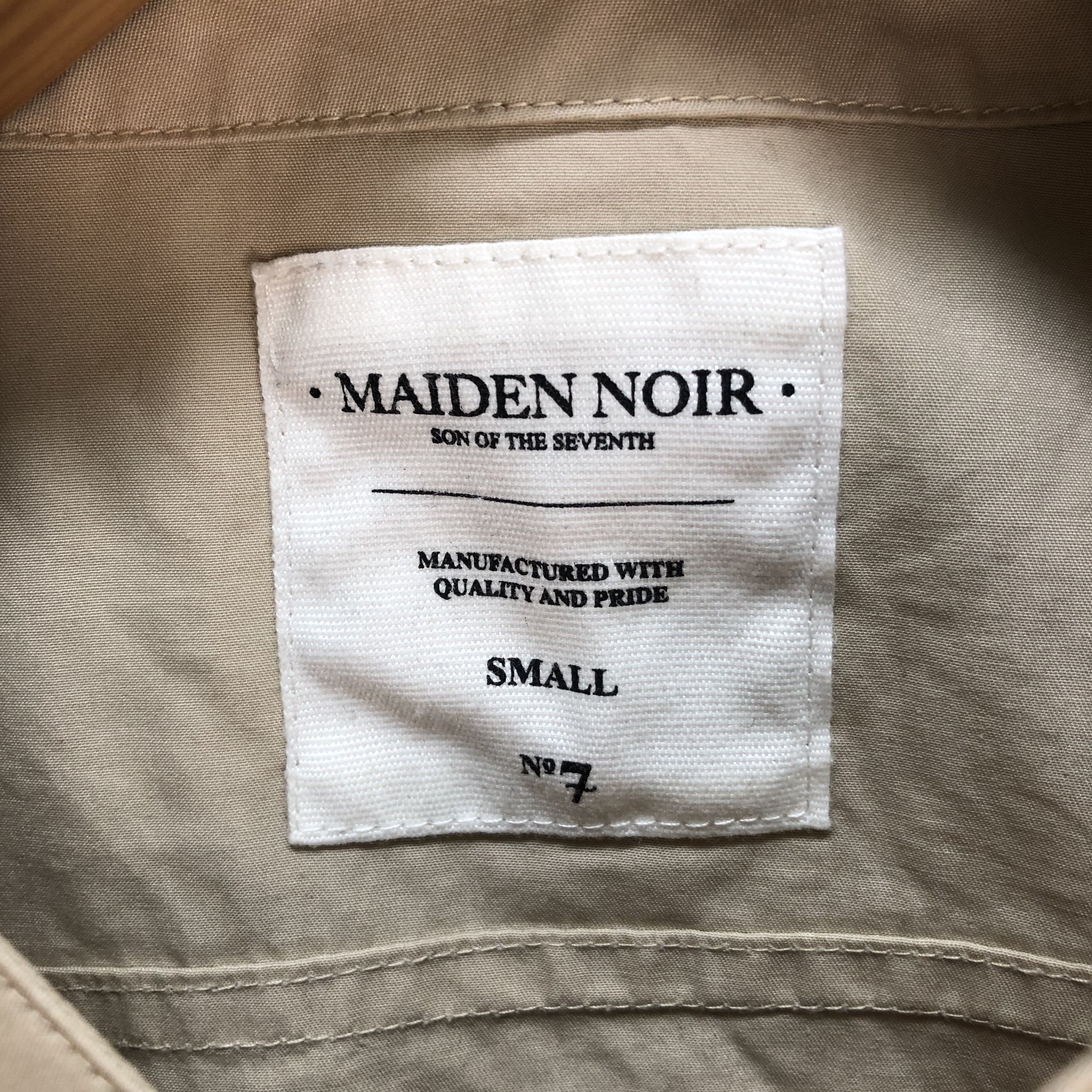 Japanese Brand MAIDEN NOIR SON OF THE SEVENTH BUTTON DOWN SHIRTS #6417-65 Size US S / EU 44-46 / 1 - 7 Thumbnail