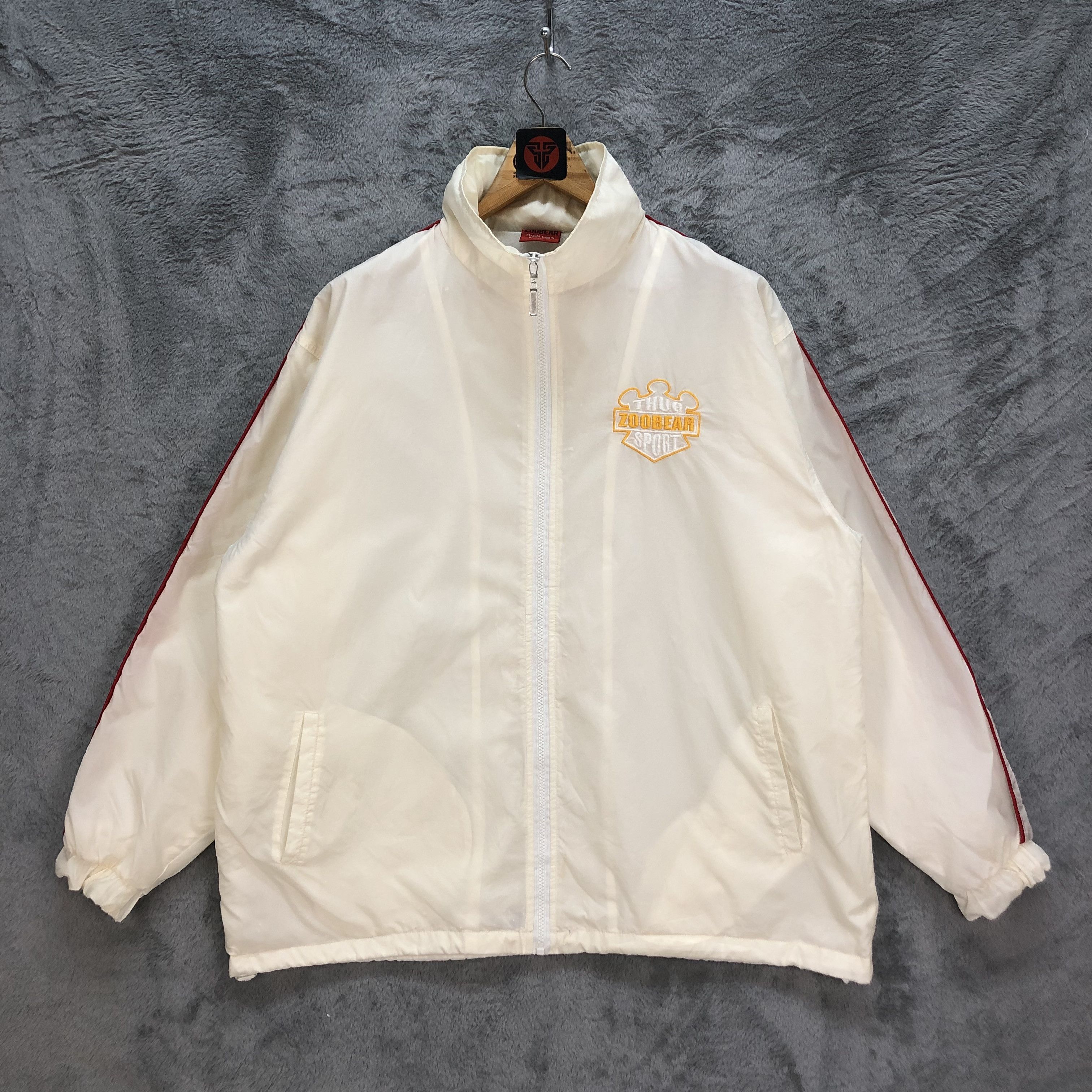 Japanese Brand ZOOBEAR THUG SPORT EMBROIDERED LOGO LIGHT JACKET #6421-65 Size US M / EU 48-50 / 2 - 5 Thumbnail