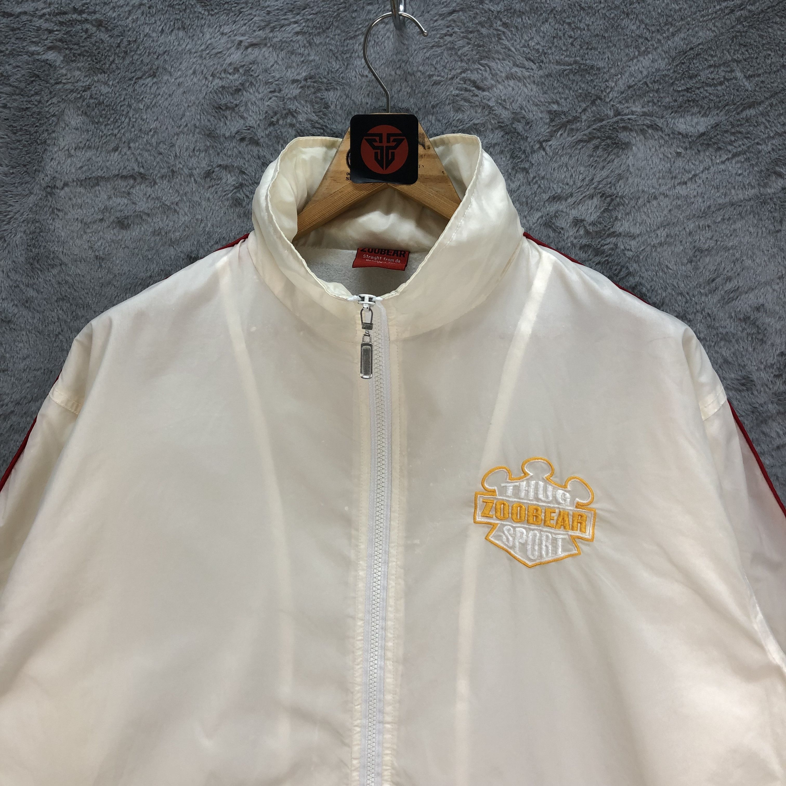 Japanese Brand ZOOBEAR THUG SPORT EMBROIDERED LOGO LIGHT JACKET #6421-65 Size US M / EU 48-50 / 2 - 6 Thumbnail