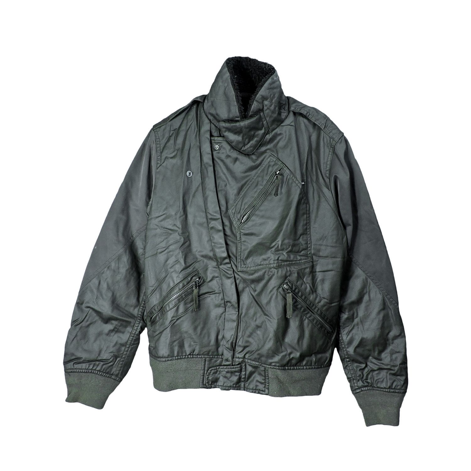 Kiminori Morishita Uniqlo X Kiminori Morishita Coated Motorcycle Bomber Jacket Size US S / EU 44-46 / 1 - 1 Thumbnail