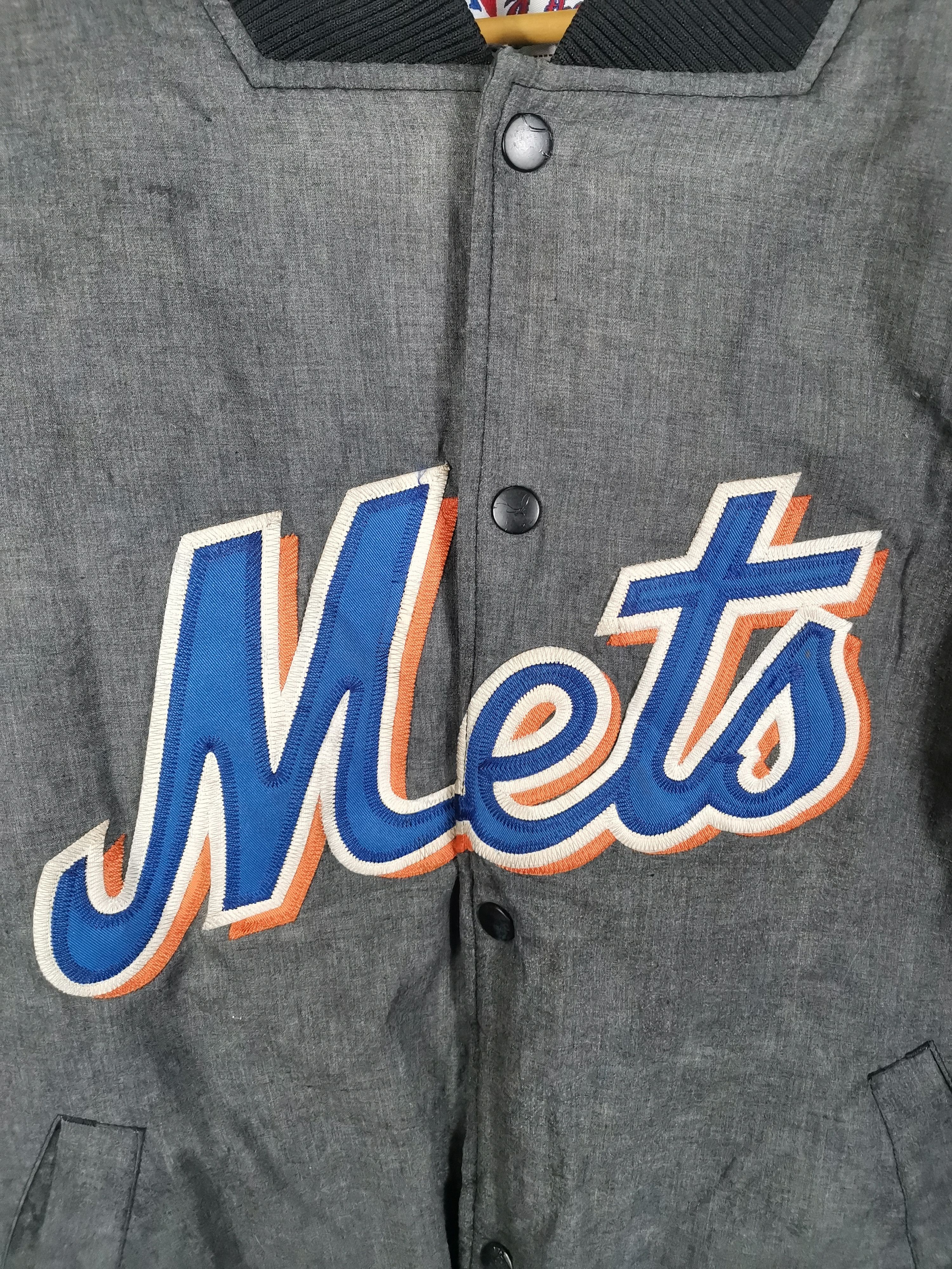 MLB Vintage Mlb Mets Varsity Jacket Size US M / EU 48-50 / 2 - 2 Thumbnail