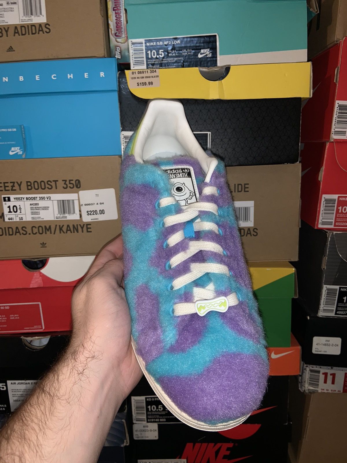 Adidas × Disney Adidas x Monsters Inc. “Sulley” Stan Smith Size US 11 / EU 44 - 3 Thumbnail