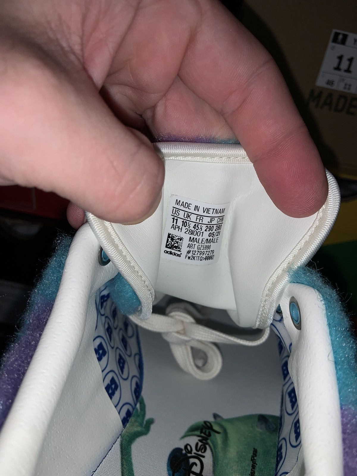 Adidas × Disney Adidas x Monsters Inc. “Sulley” Stan Smith Size US 11 / EU 44 - 19 Thumbnail