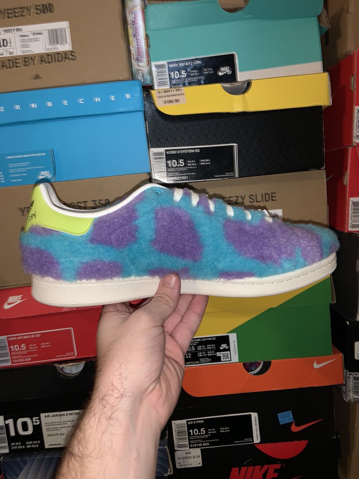 Adidas × Disney Adidas x Monsters Inc. “Sulley” Stan Smith Size US 11 / EU 44 - 10 Thumbnail