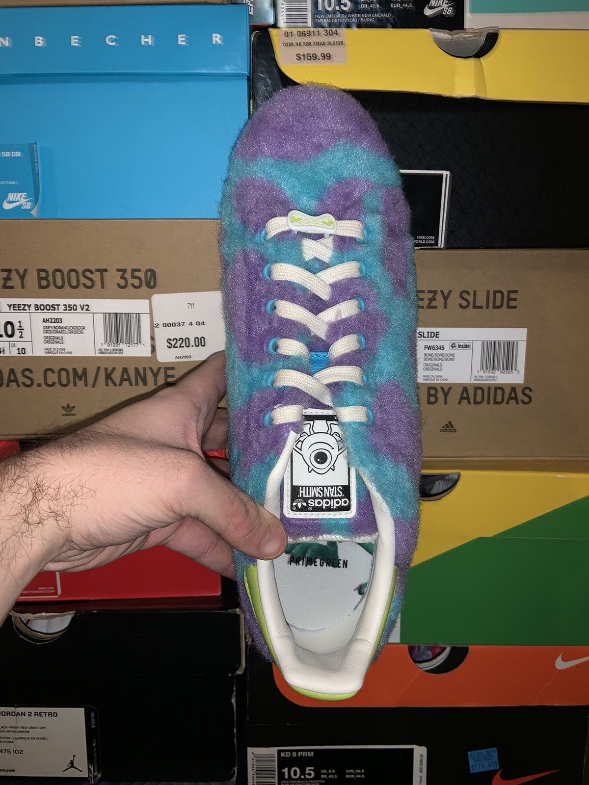 Adidas × Disney Adidas x Monsters Inc. “Sulley” Stan Smith Size US 11 / EU 44 - 6 Thumbnail