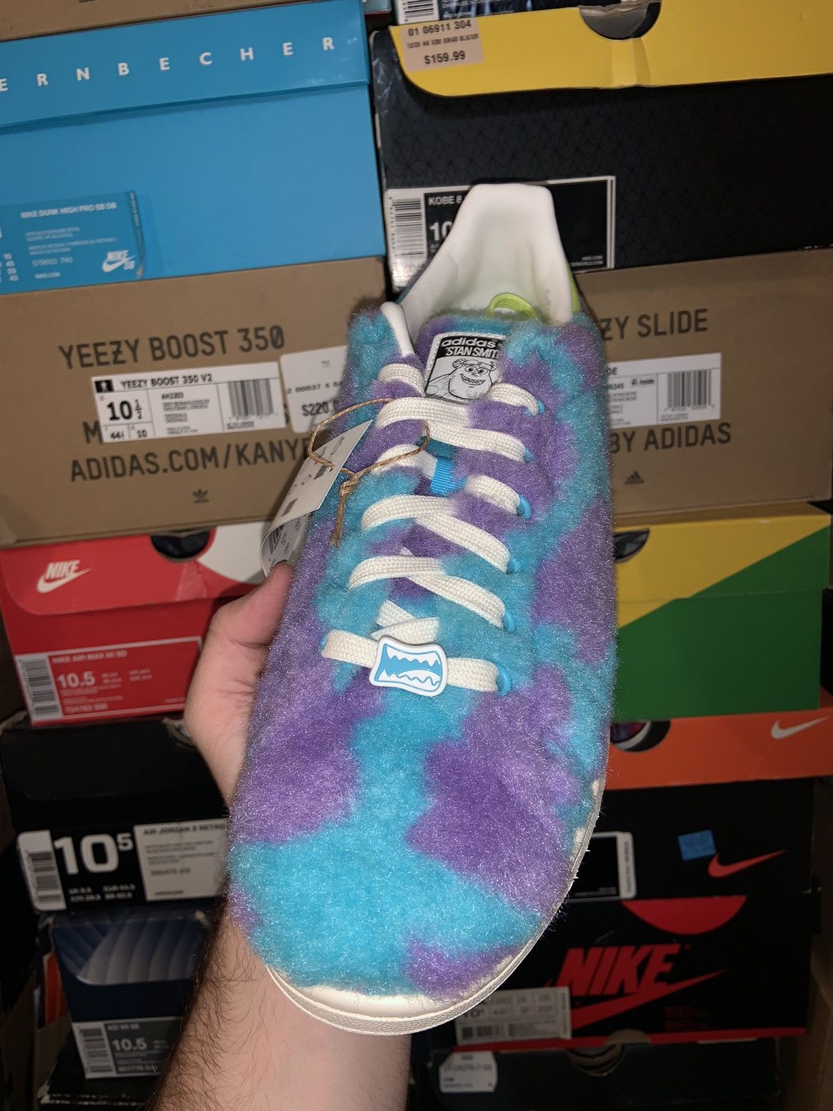 Adidas × Disney Adidas x Monsters Inc. “Sulley” Stan Smith Size US 11 / EU 44 - 9 Thumbnail