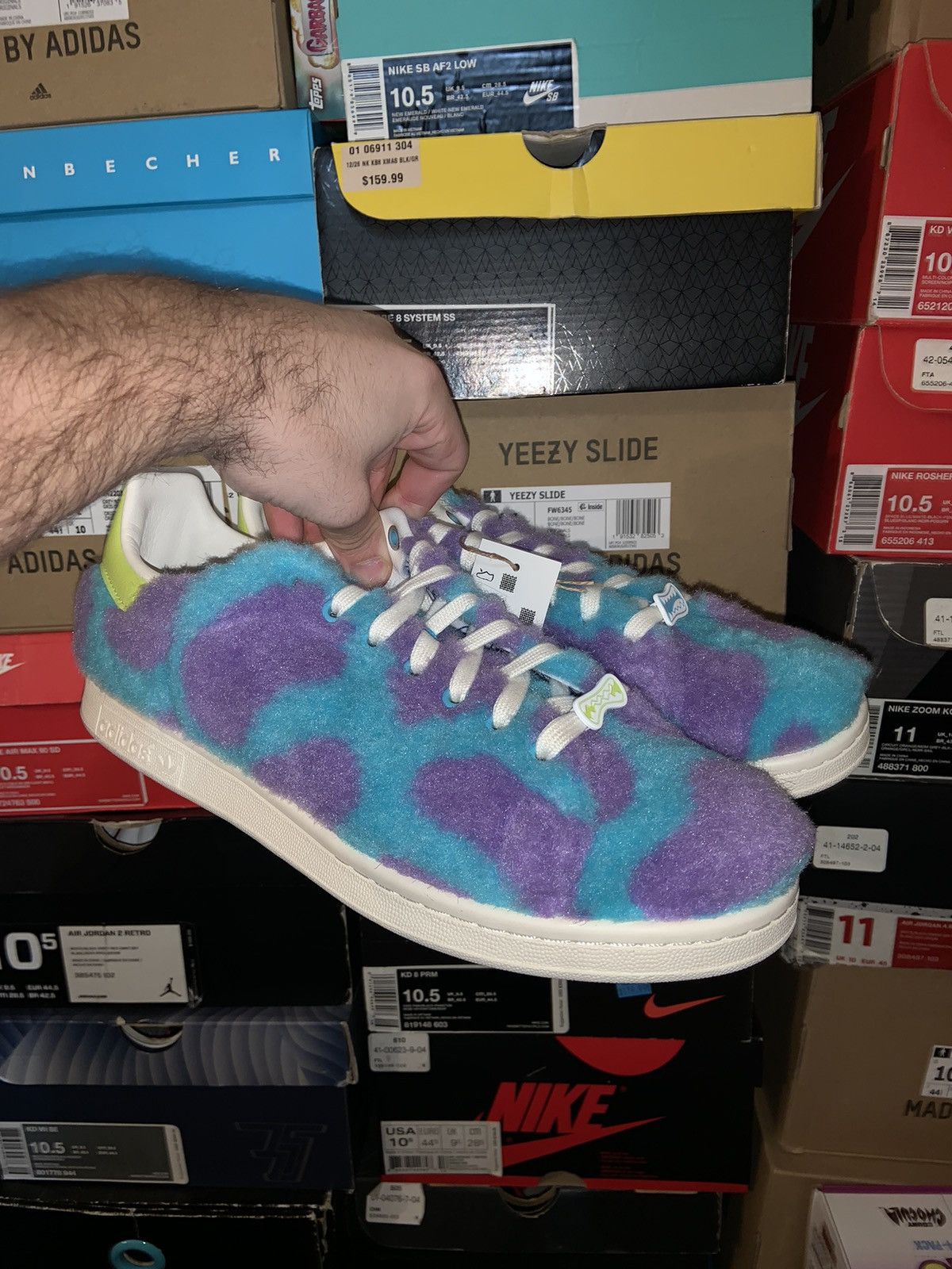 Adidas × Disney Adidas x Monsters Inc. “Sulley” Stan Smith Size US 11 / EU 44 - 1 Thumbnail