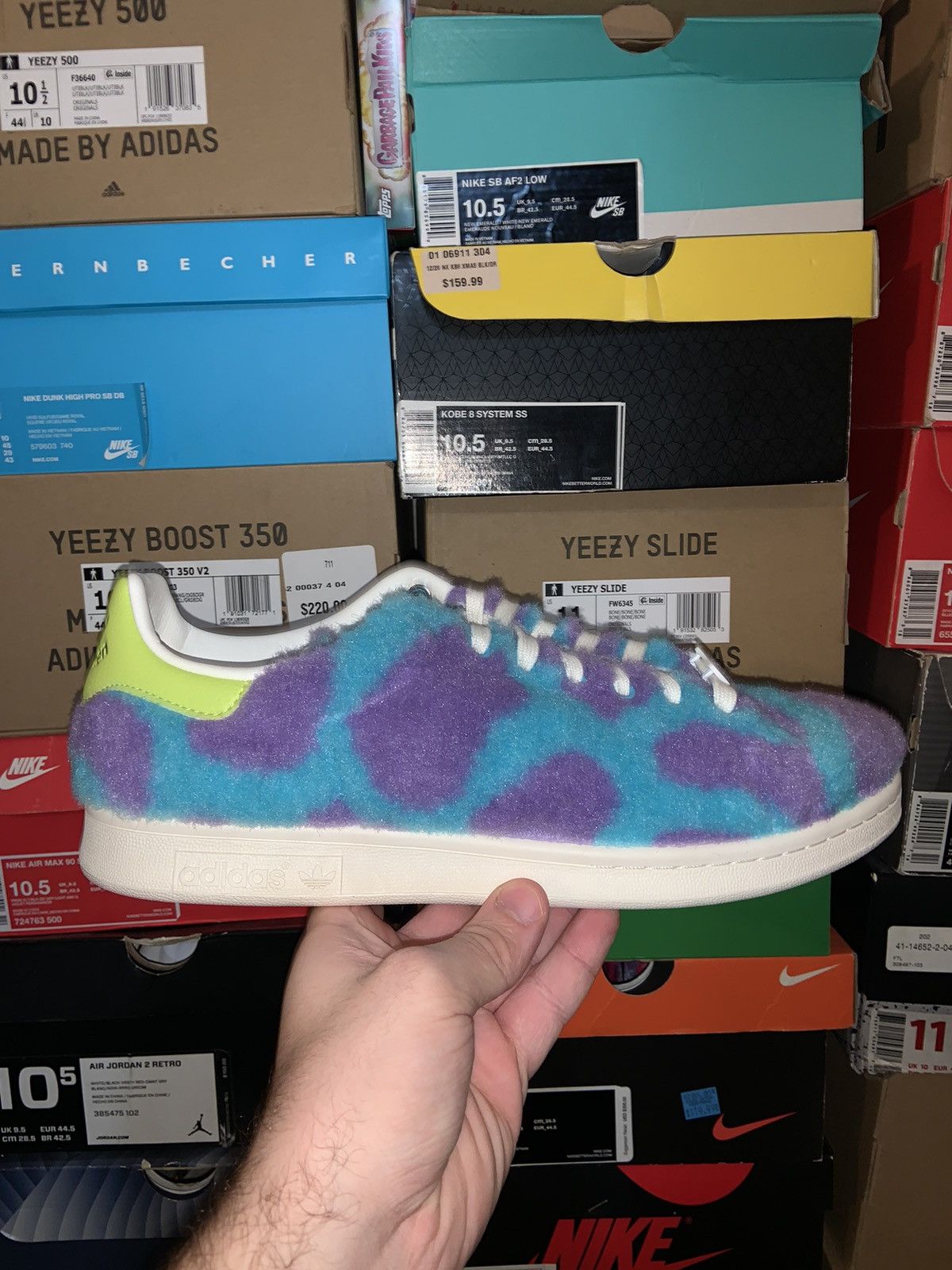 Adidas × Disney Adidas x Monsters Inc. “Sulley” Stan Smith Size US 11 / EU 44 - 2 Thumbnail