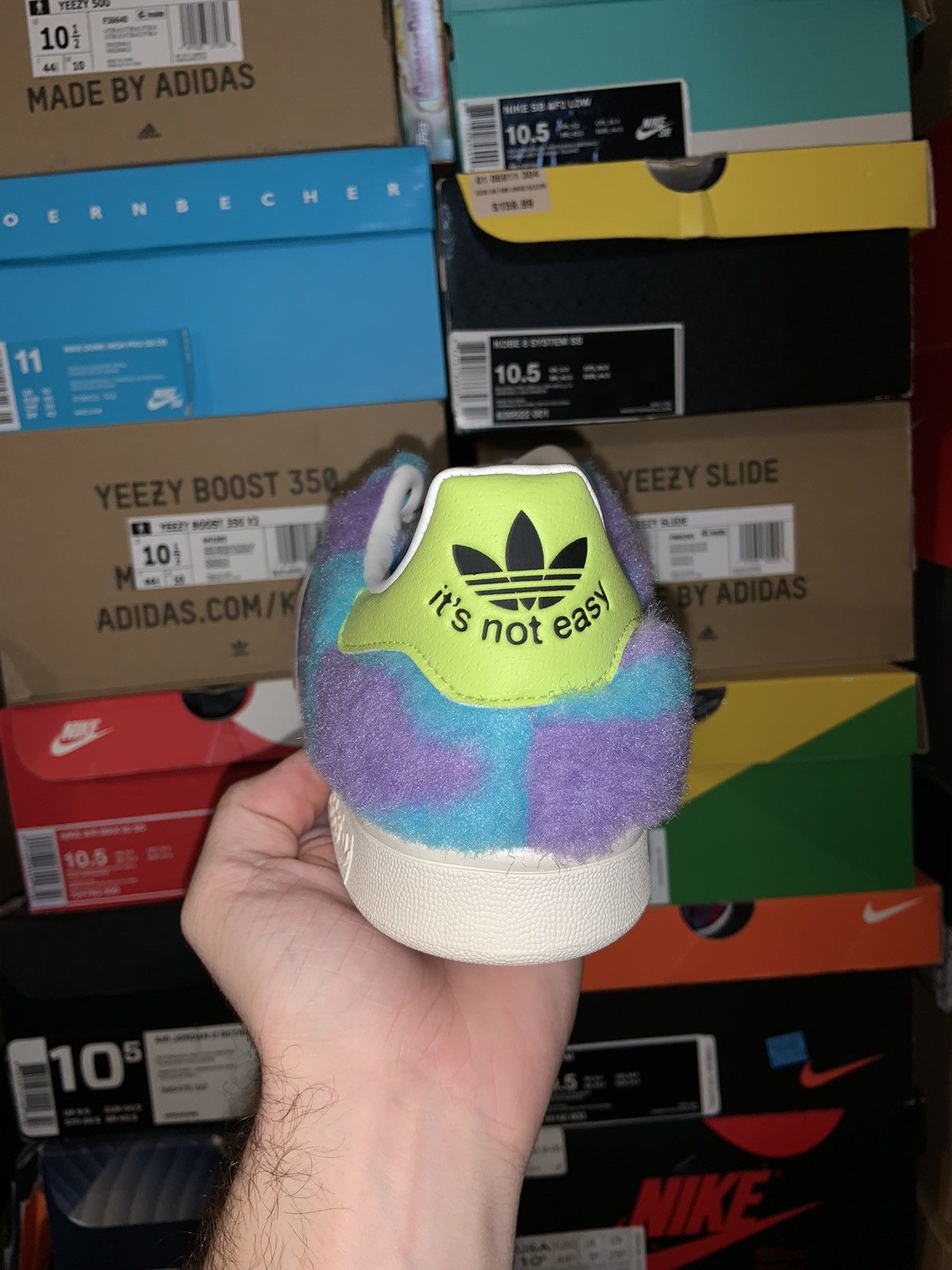Adidas × Disney Adidas x Monsters Inc. “Sulley” Stan Smith Size US 11 / EU 44 - 11 Thumbnail