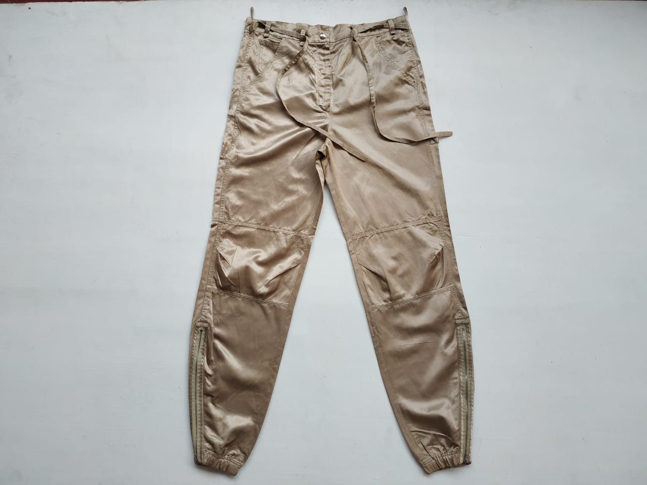 Miu Miu Women, Fit 30 to 31 Miu miu Cotton-Viscose Silky Pants Size 30" / US 8 / IT 44 - 3 Thumbnail