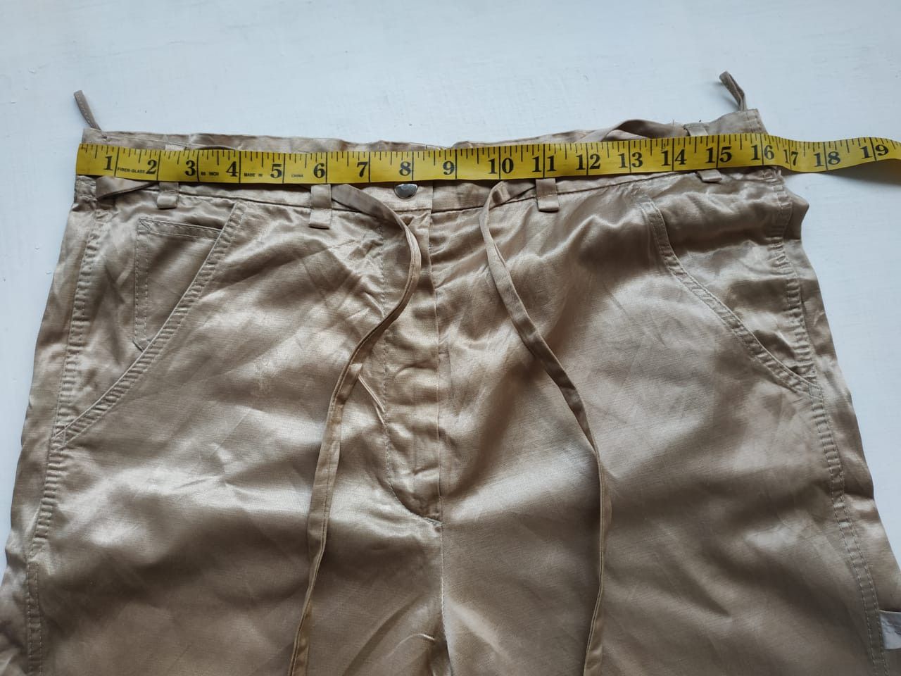 Miu Miu Women, Fit 30 to 31 Miu miu Cotton-Viscose Silky Pants Size 30" / US 8 / IT 44 - 11 Thumbnail