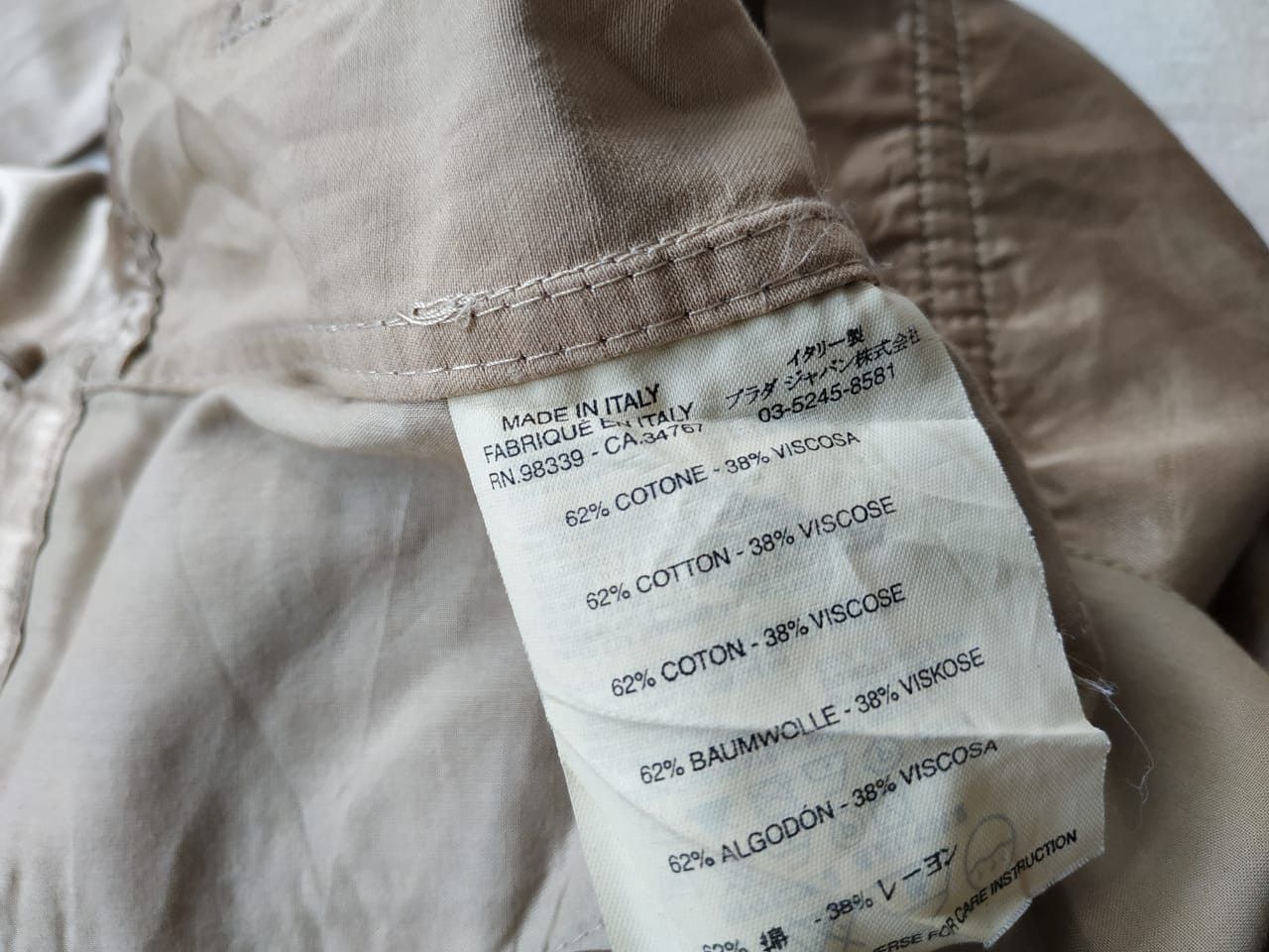 Miu Miu Women, Fit 30 to 31 Miu miu Cotton-Viscose Silky Pants Size 30" / US 8 / IT 44 - 5 Thumbnail