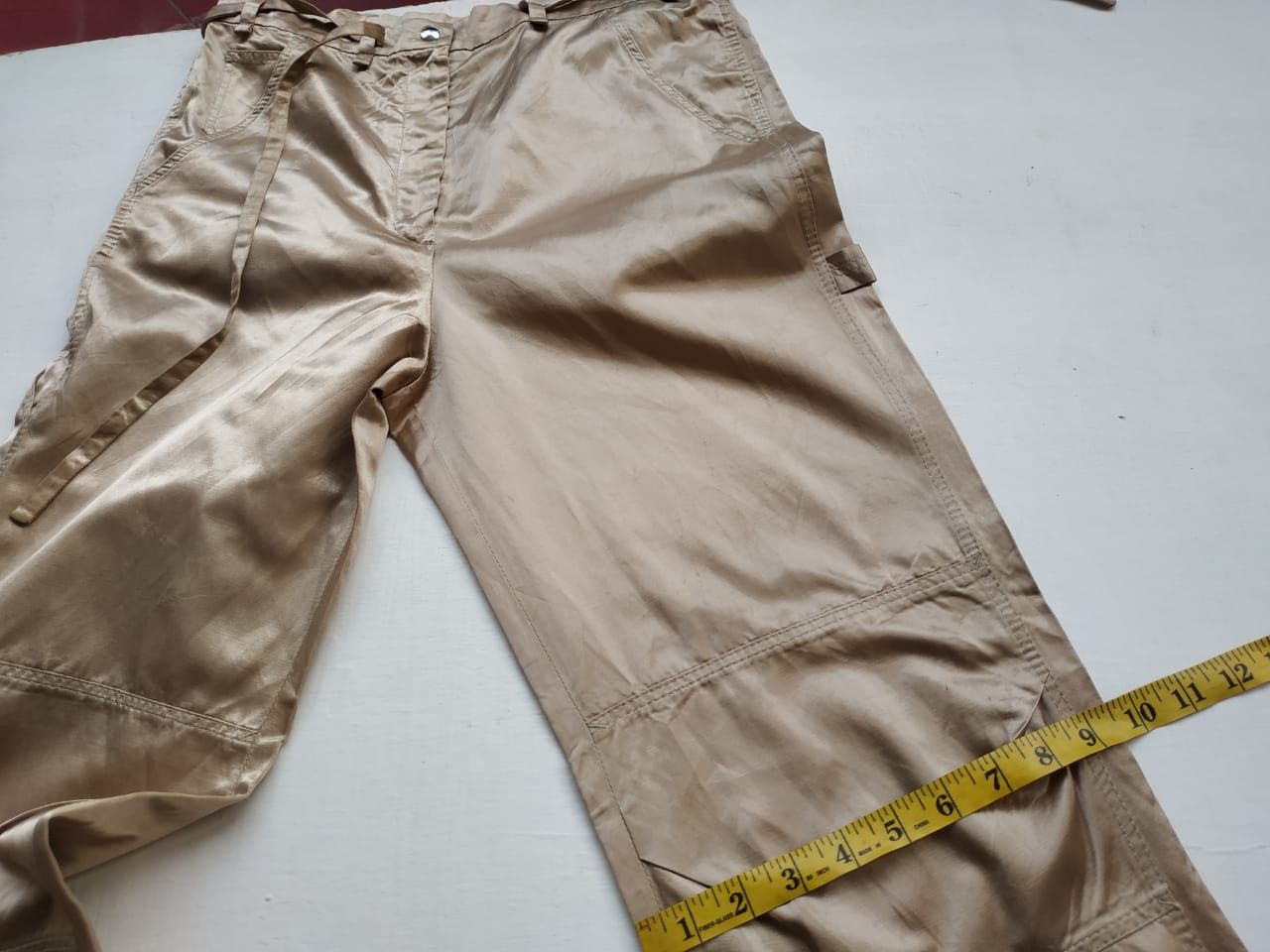 Miu Miu Women, Fit 30 to 31 Miu miu Cotton-Viscose Silky Pants Size 30" / US 8 / IT 44 - 20 Thumbnail