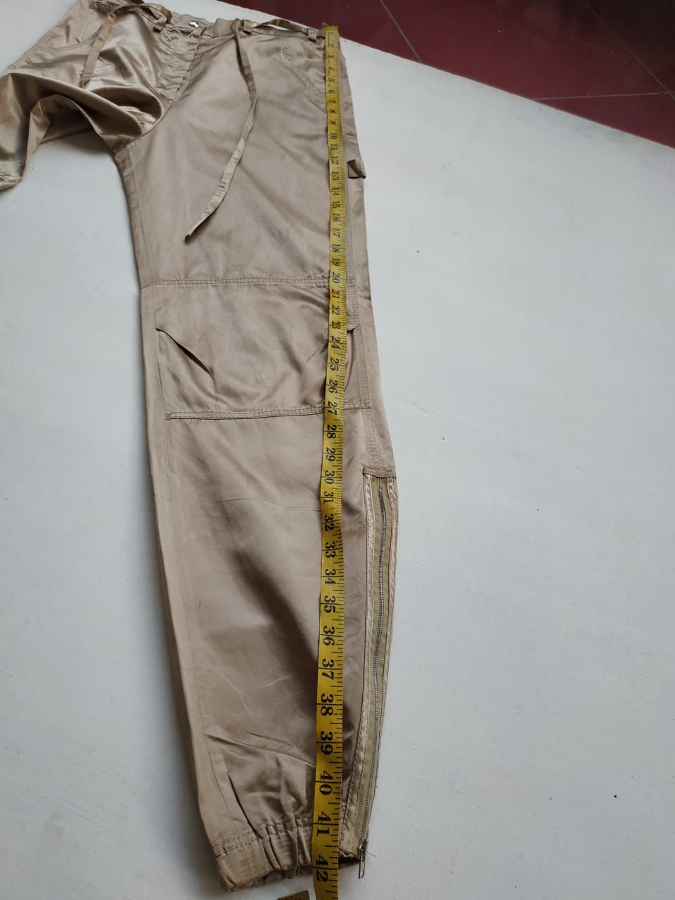 Miu Miu Women, Fit 30 to 31 Miu miu Cotton-Viscose Silky Pants Size 30" / US 8 / IT 44 - 17 Thumbnail