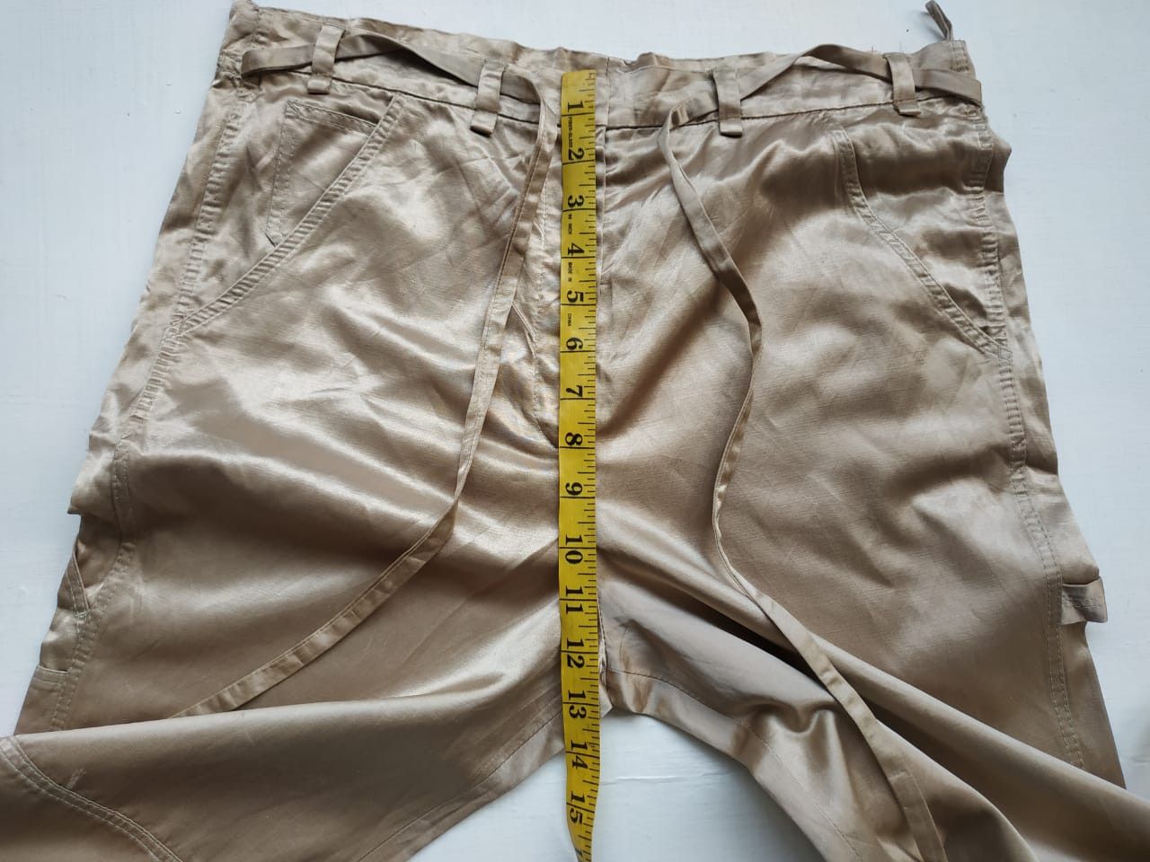 Miu Miu Women, Fit 30 to 31 Miu miu Cotton-Viscose Silky Pants Size 30" / US 8 / IT 44 - 12 Thumbnail