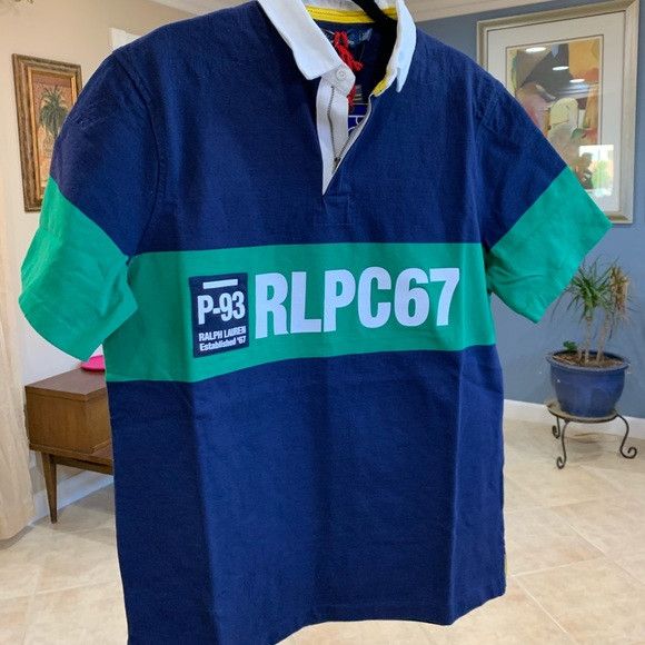 Polo Ralph Lauren Polo Ralph Lauren HI Tech CP93 RLPC 93 Regatta Rugby Polo Size US XXL / EU 58 / 5 - 2 Thumbnail