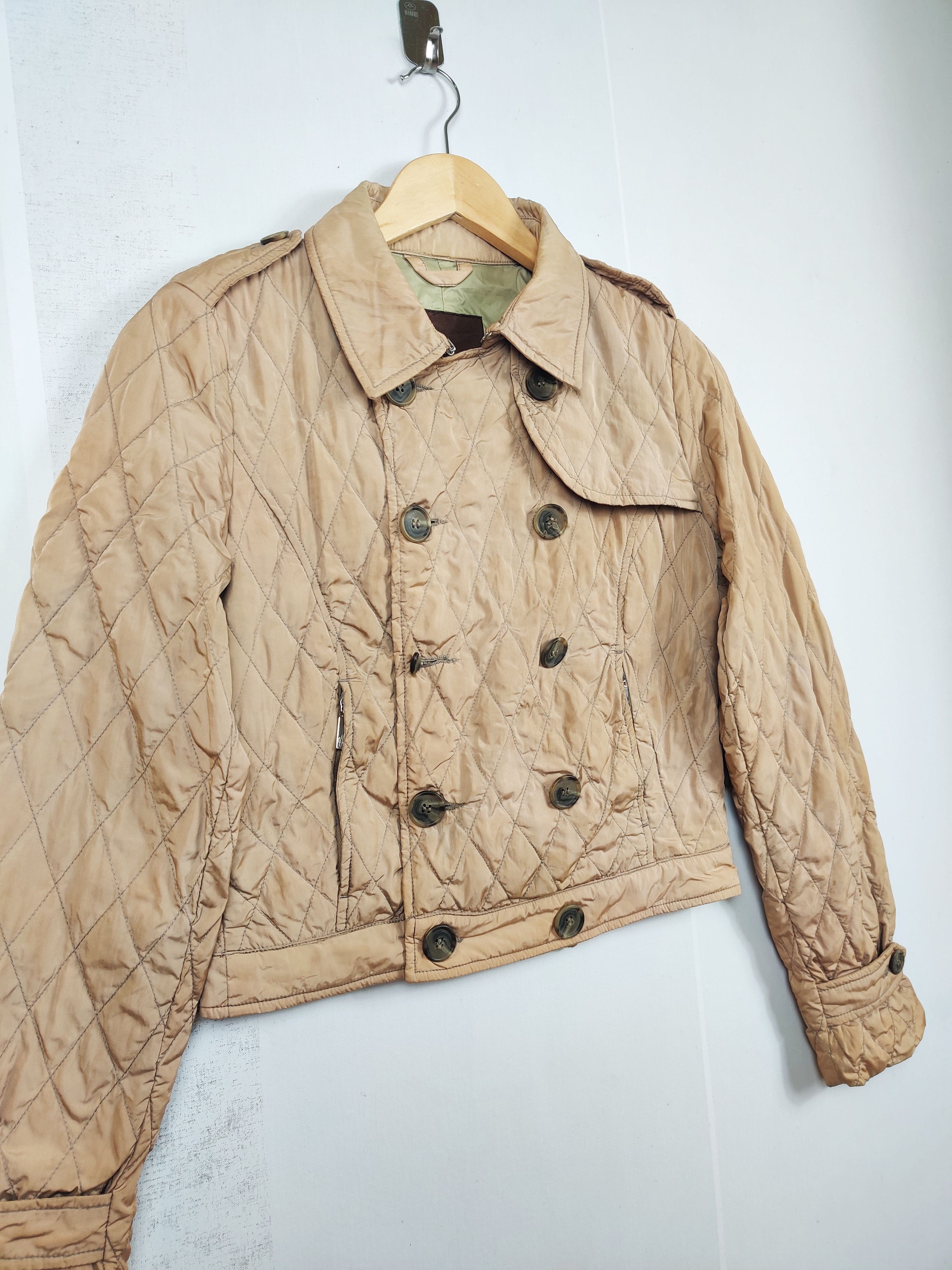 Moncler Nice ❗Vintage Moncler Quilted Double Breasted Coat Size US S / EU 44-46 / 1 - 3 Thumbnail