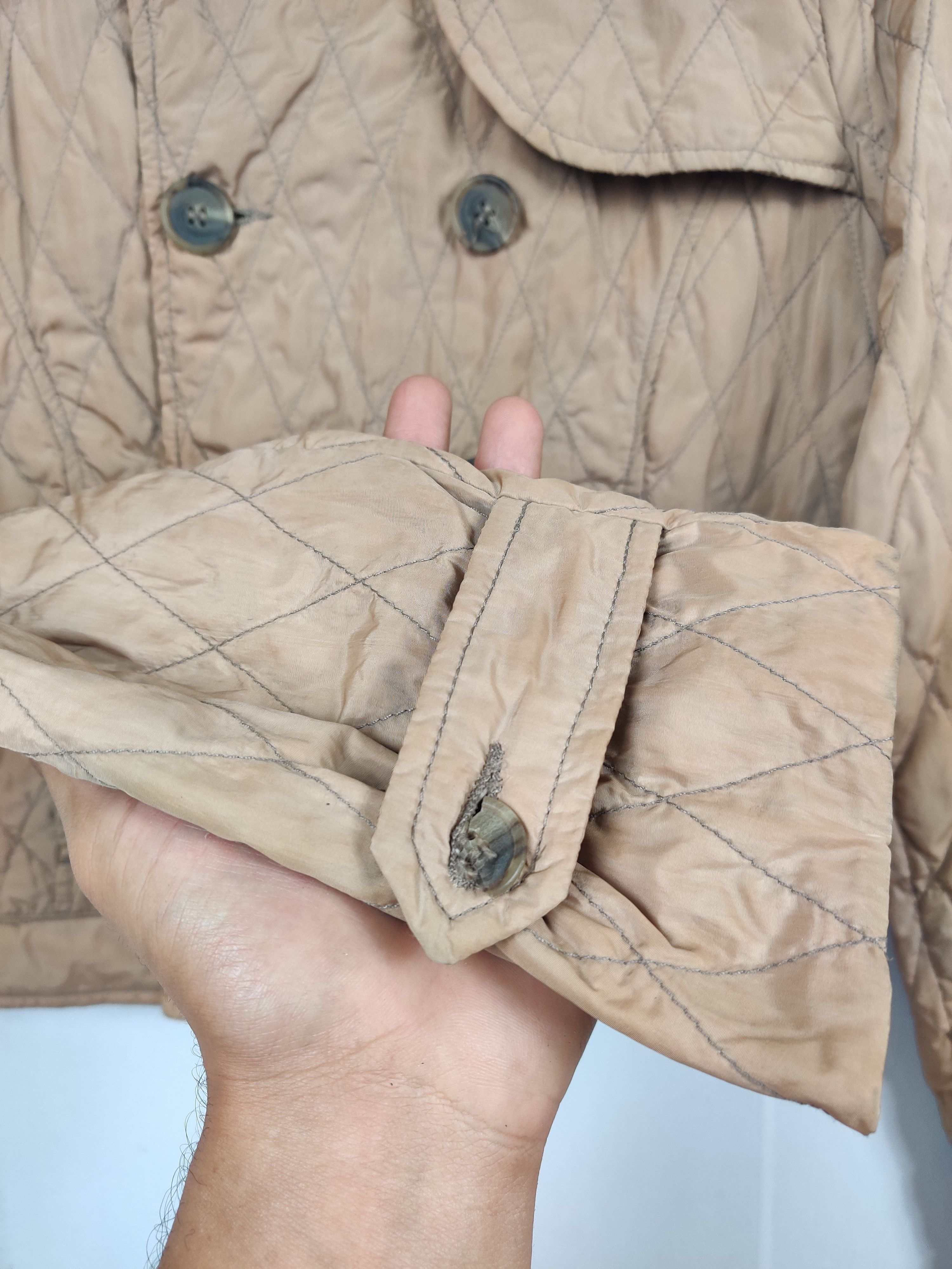 Moncler Nice ❗Vintage Moncler Quilted Double Breasted Coat Size US S / EU 44-46 / 1 - 7 Thumbnail