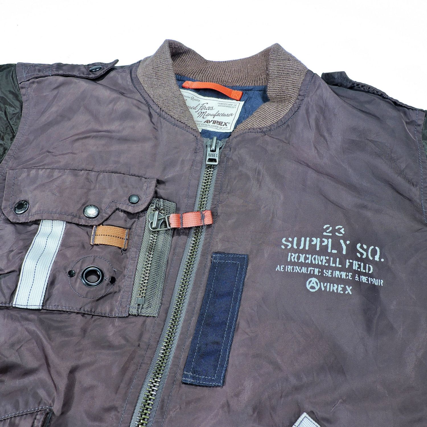 Avirex Avirex 23 Supply SQ, Ame Div. G75 Flight Bomber Jacket Size US L / EU 52-54 / 3 - 10 Thumbnail