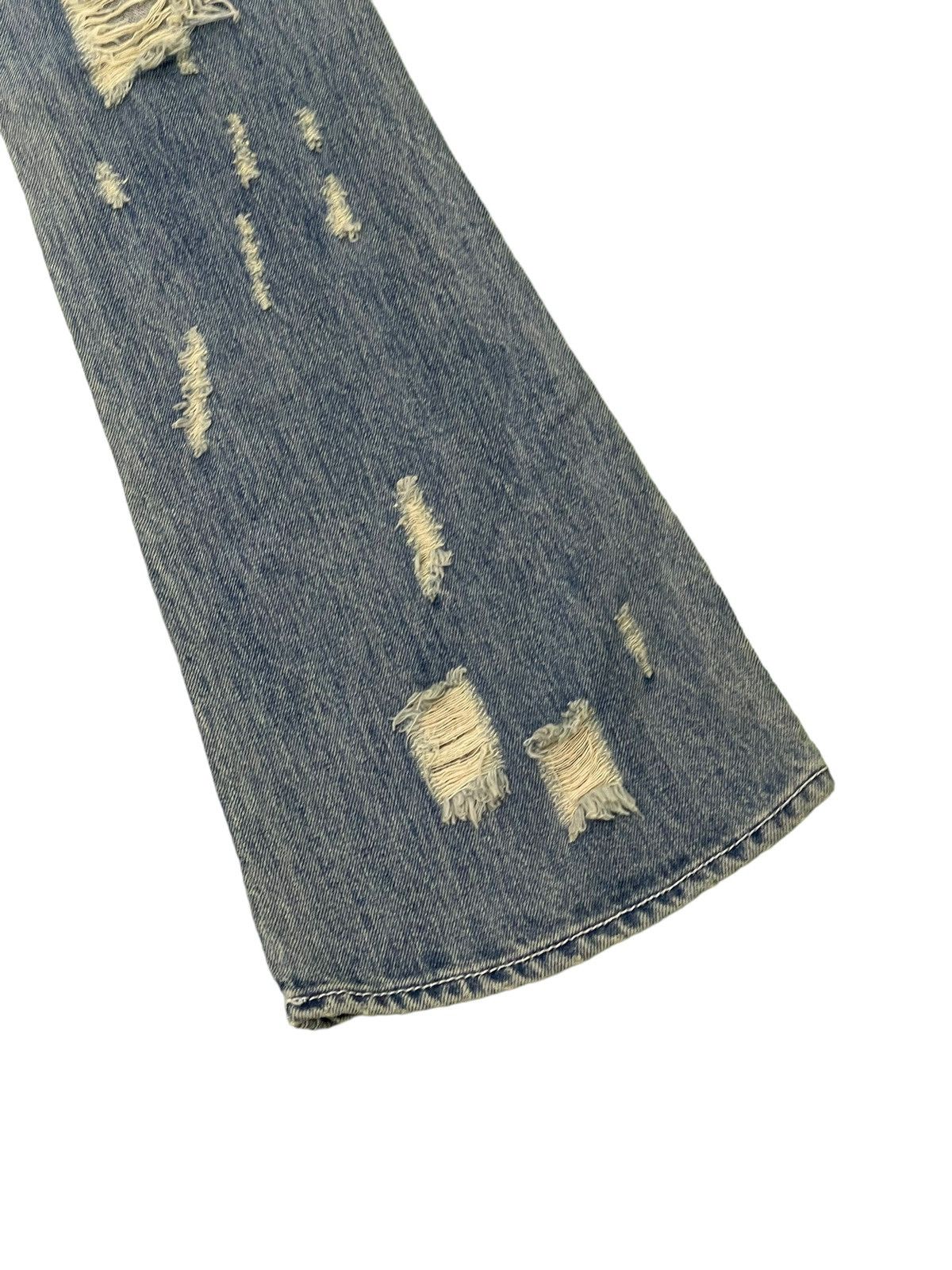 Japanese Brand Flare Jeans Bella Ondata Distress Denim Boot Cut 1🟦2 Size US 28 / EU 44 - 14 Thumbnail