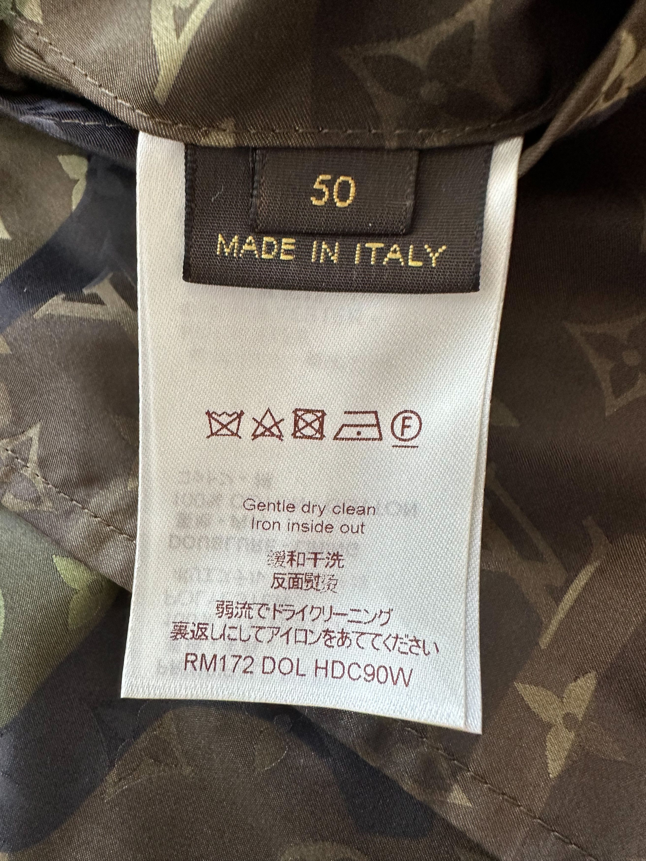 Louis Vuitton × Supreme Louis Vuitton Supreme Camo Monogram Reversible Trenchcoat Size US XL / EU 56 / 4 - 4 Thumbnail