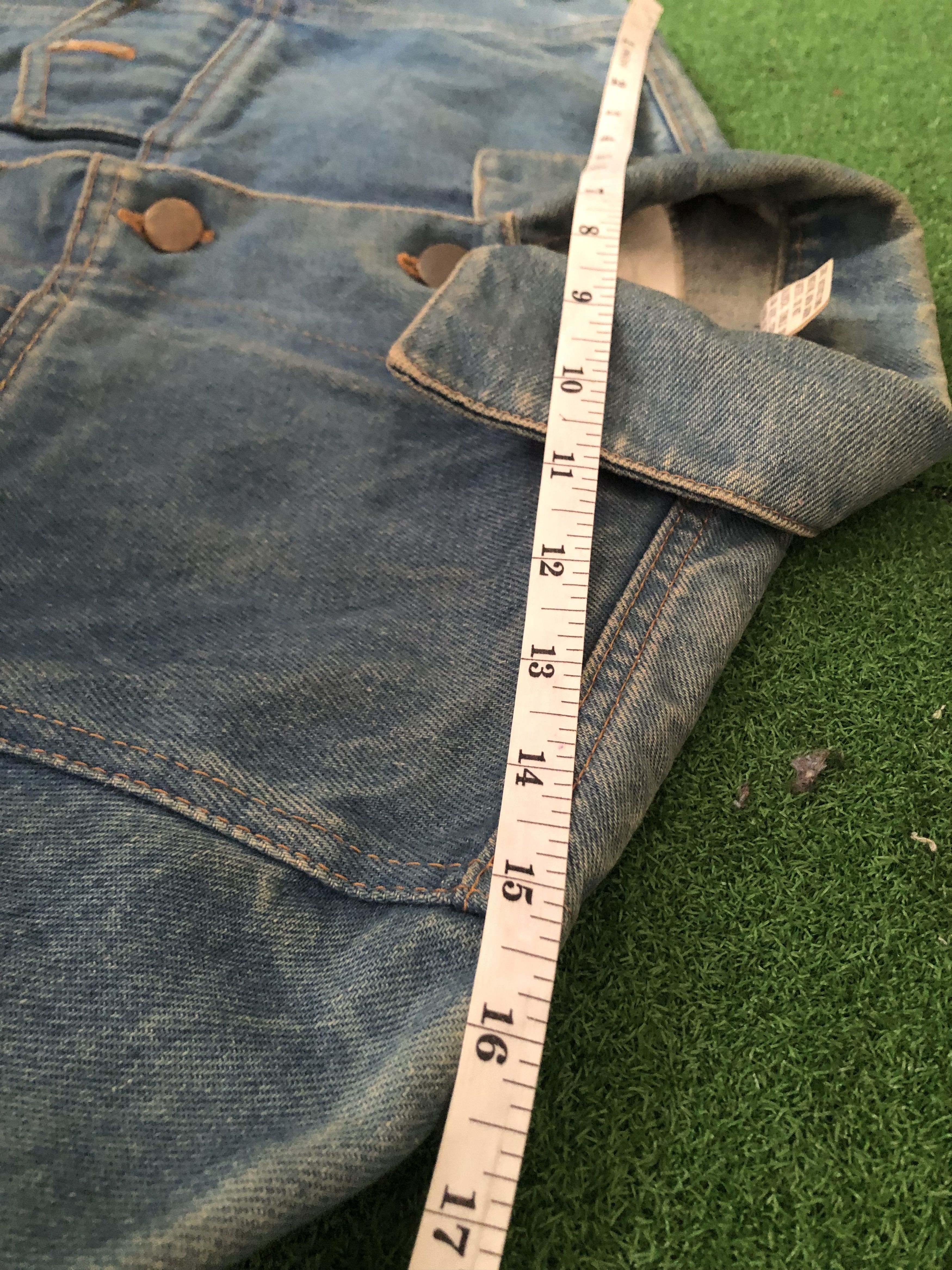 Band Tees × Vintage Vintage Ramones Ruff stuff Denim Jacket Size XS / US 0-2 / IT 36-38 - 9 Thumbnail