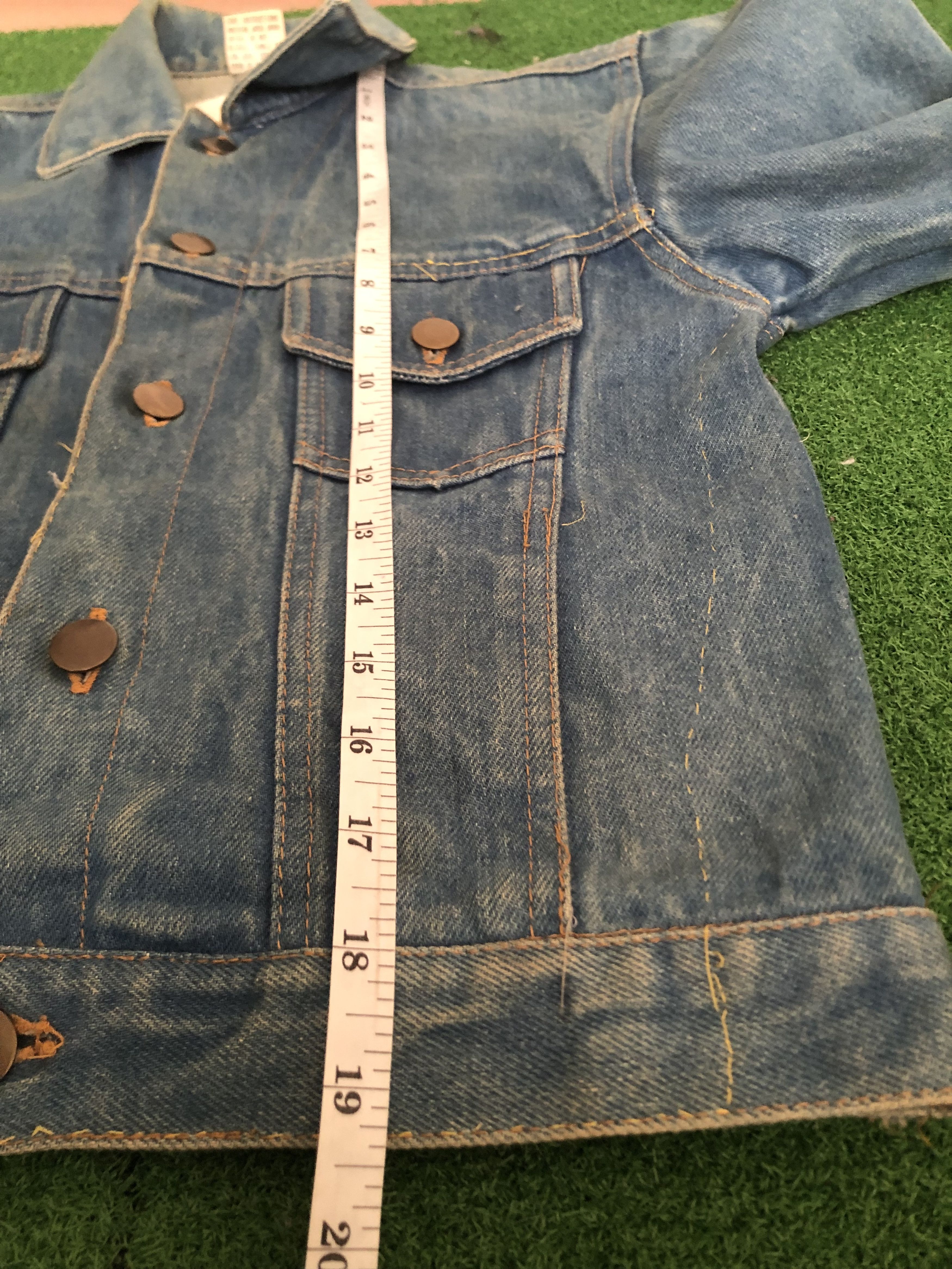 Band Tees × Vintage Vintage Ramones Ruff stuff Denim Jacket Size XS / US 0-2 / IT 36-38 - 8 Thumbnail
