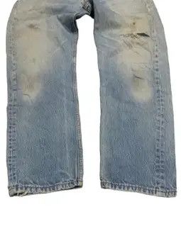 Levi's Vintage Levis 501 Straight Leg Faded Blue Jeans Size US 31 - 3 Thumbnail