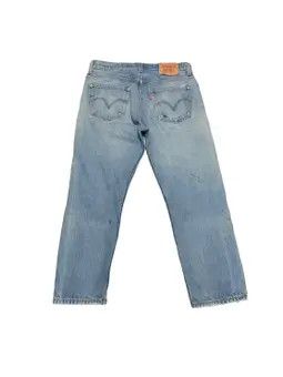 Levi's Vintage Levis 501 Straight Leg Faded Blue Jeans Size US 31 - 2 Thumbnail
