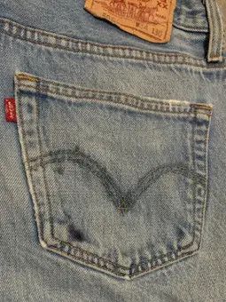 Levi's Vintage Levis 501 Straight Leg Faded Blue Jeans Size US 31 - 5 Thumbnail