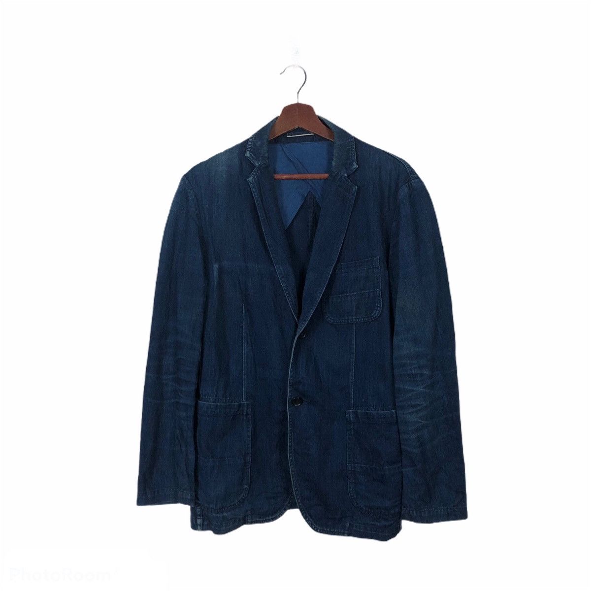Japanese Brand NIUHANS DENIM CHORE JACKET Size US M / EU 48-50 / 2 - 1 Thumbnail