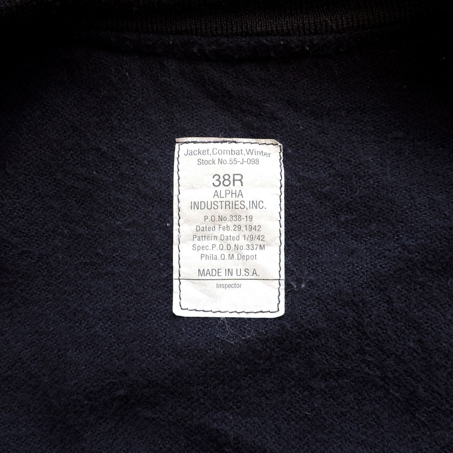 Alpha Industries Alpha Industries 1st Armored Division Tanker Jacket Size US M / EU 48-50 / 2 - 3 Thumbnail