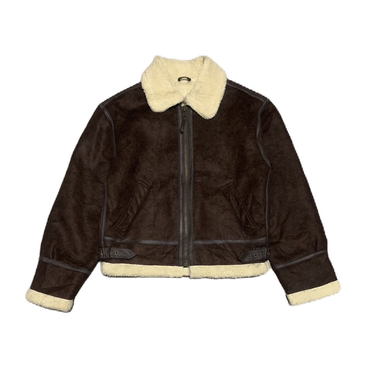 image of Avant Garde x B 3 Vintage House Of Blues B3 Shearling Jacket in Brown (Size Medium)