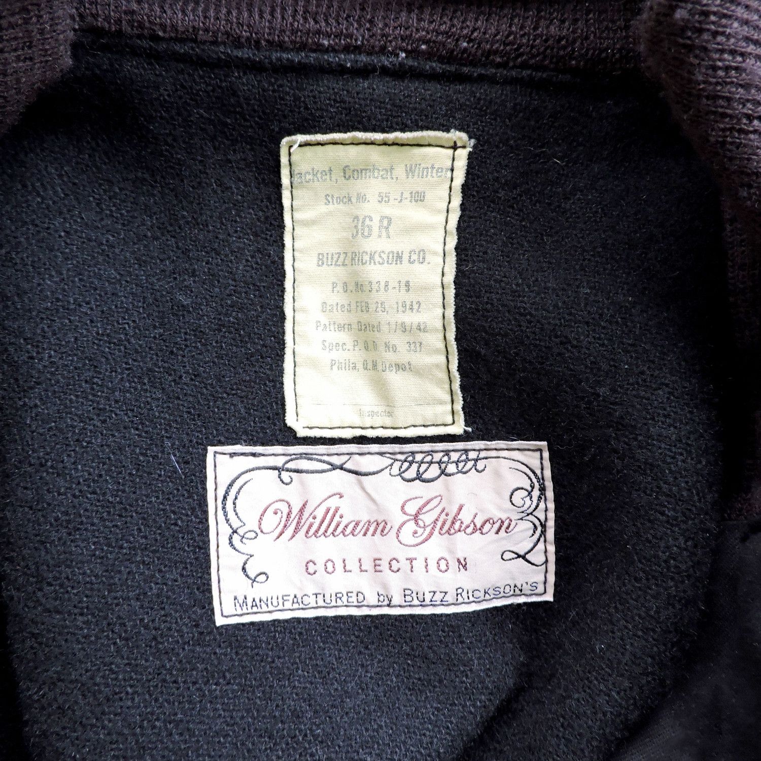 Buzz Rickson's × Toyo Enterprises William Gibson Black Tanker Jacket by Buzz Rickson Co. Size US M / EU 48-50 / 2 - 4 Thumbnail