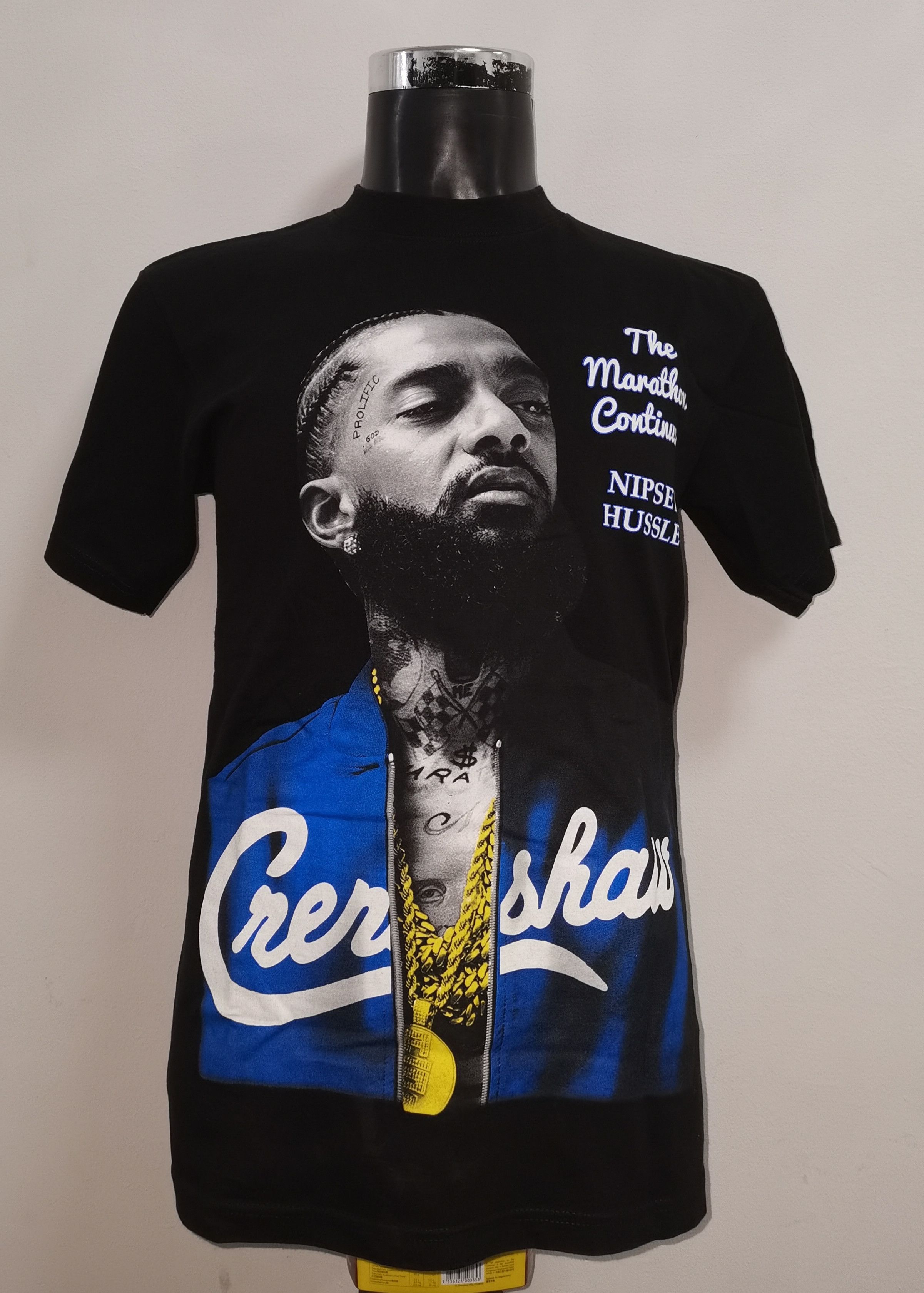 Band Tees × Rap Tees NIPSEY HUSSEY R. I. P MEMORABILIA SHIRT Size US M / EU 48-50 / 2 - 1 Thumbnail