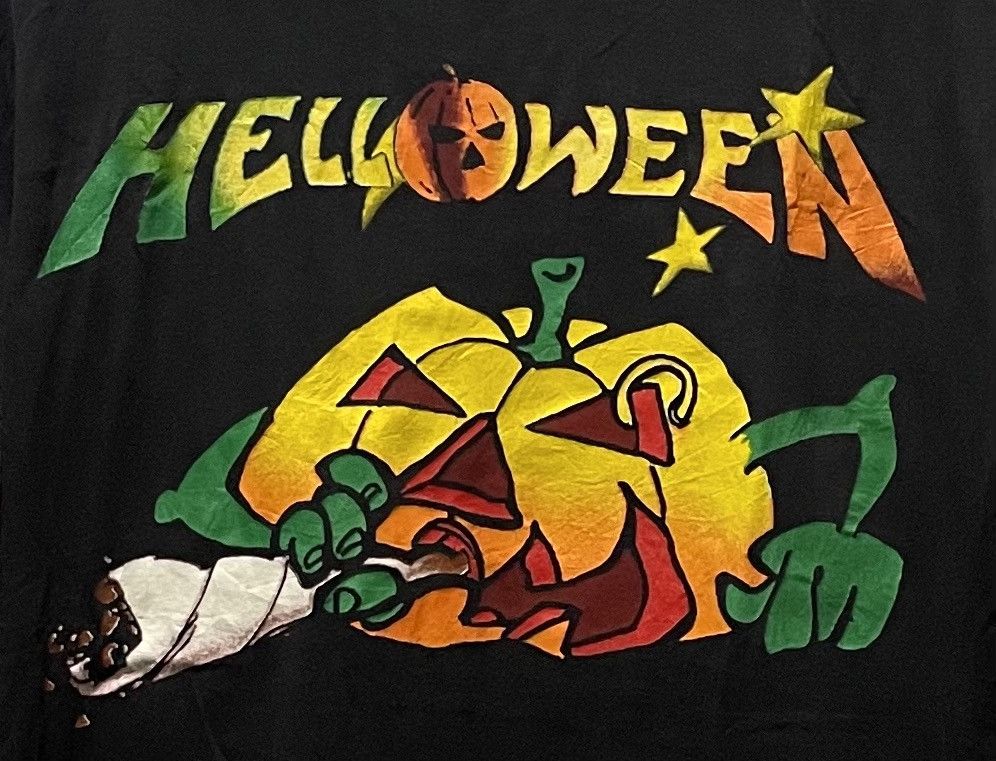 Band Tees × Vintage Vintage Helloween Z4 Size US L / EU 52-54 / 3 - 2 Thumbnail