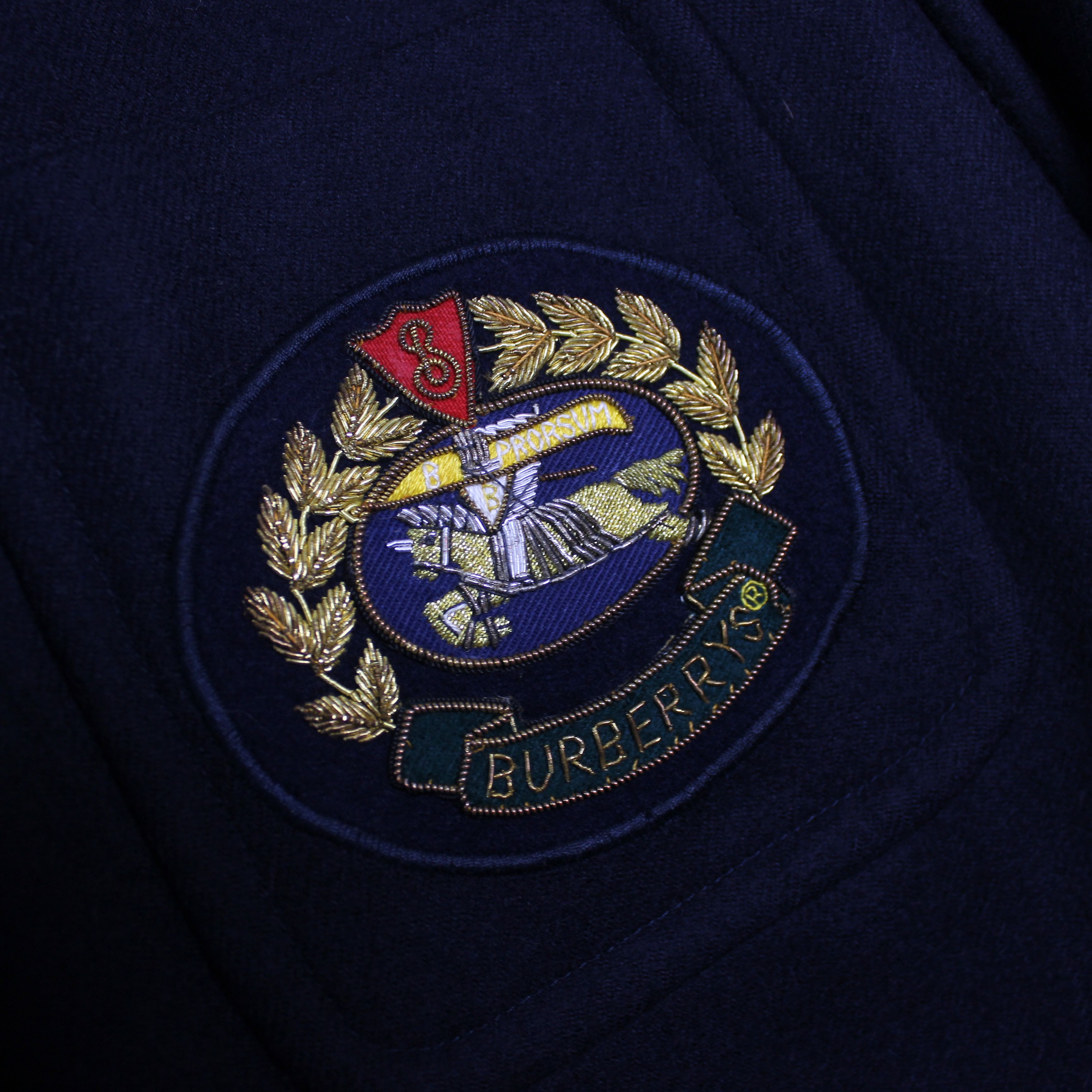 Burberry Burberry heavy blazer navy blue M L Size L / US 10 / IT 46 - 8 Thumbnail