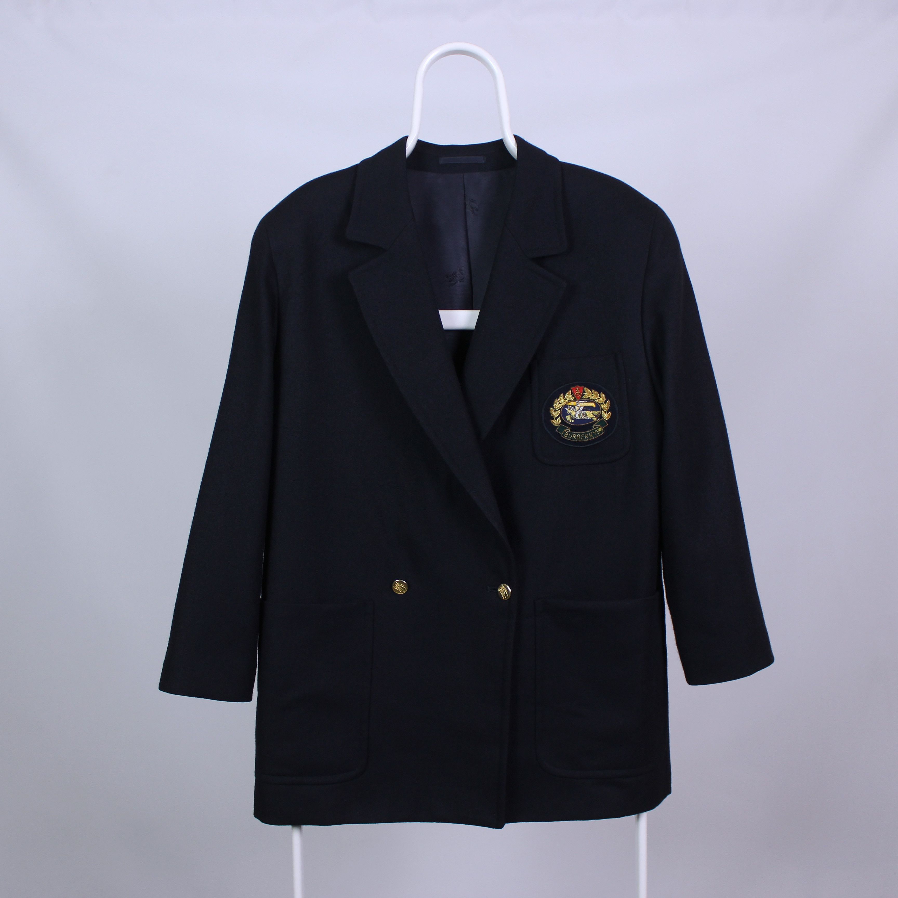 Burberry Burberry heavy blazer navy blue M L Size L / US 10 / IT 46 - 5 Thumbnail
