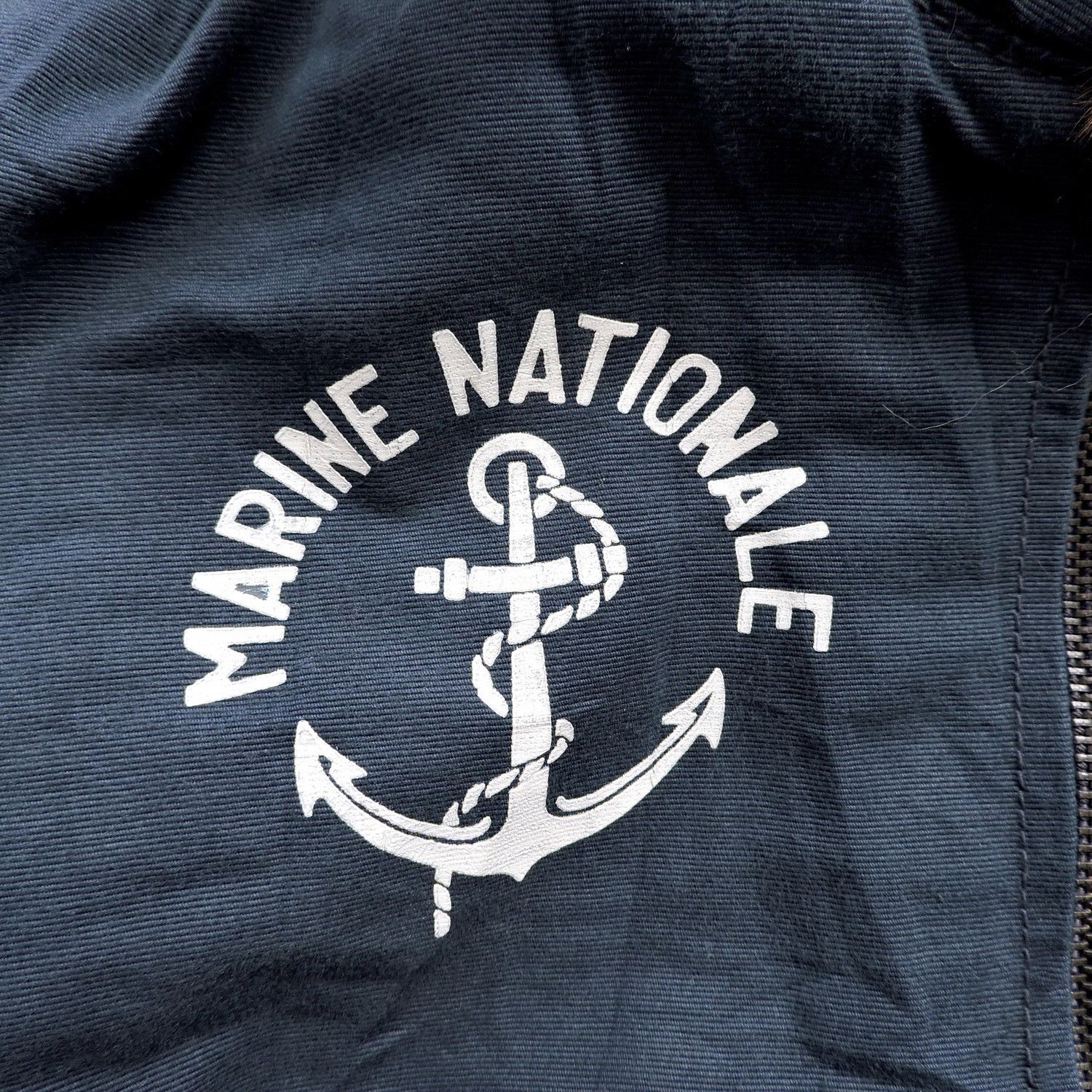 Vintage France Army Marine Nationale Deck Jacket with Hoodie Size US M / EU 48-50 / 2 - 10 Thumbnail