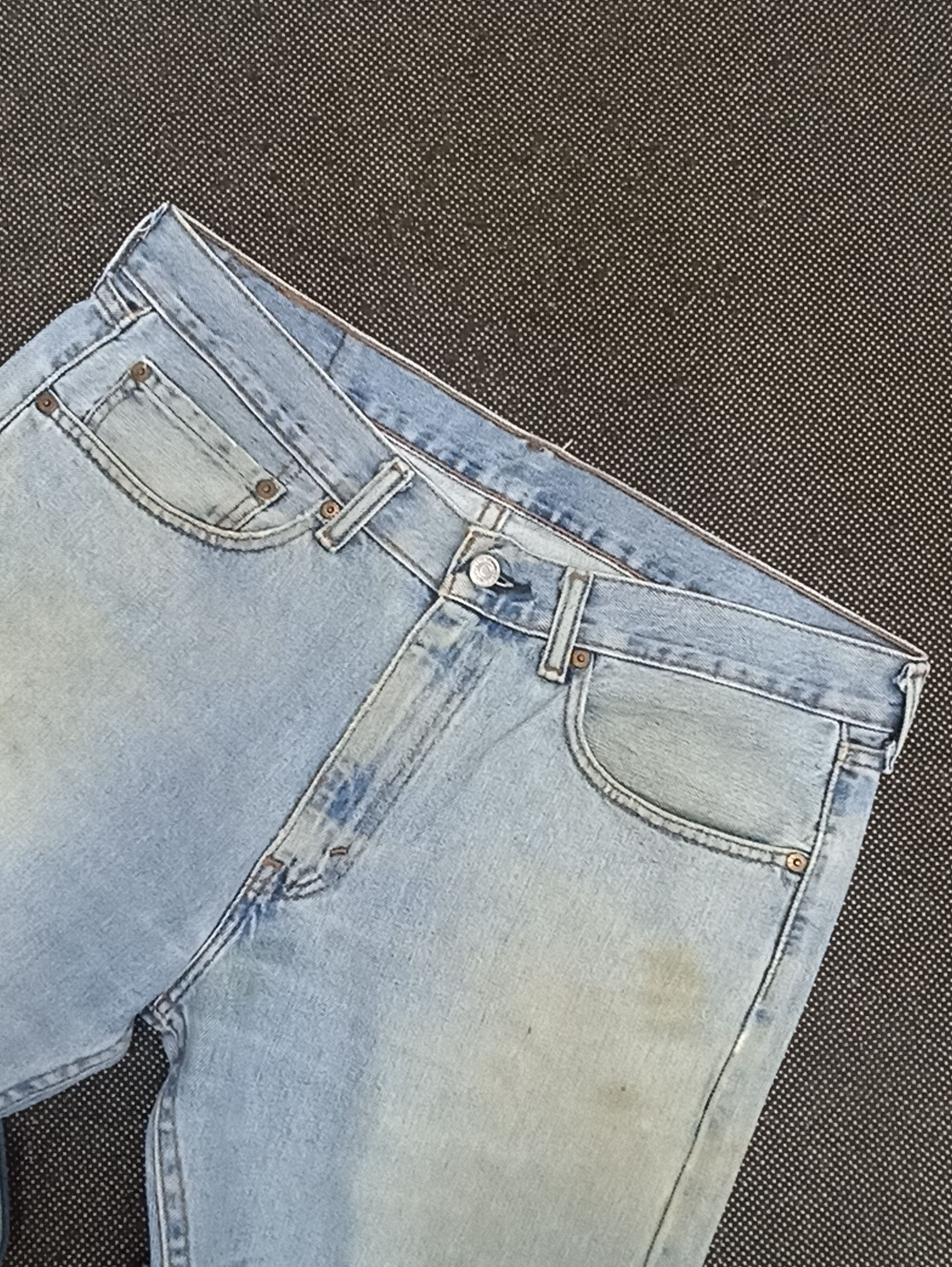 Jean × Levi's × Vintage VINTAGE LEVIS 505 LIGHT WASH JEANS -J315 Size US 36 / EU 52 - 9 Thumbnail