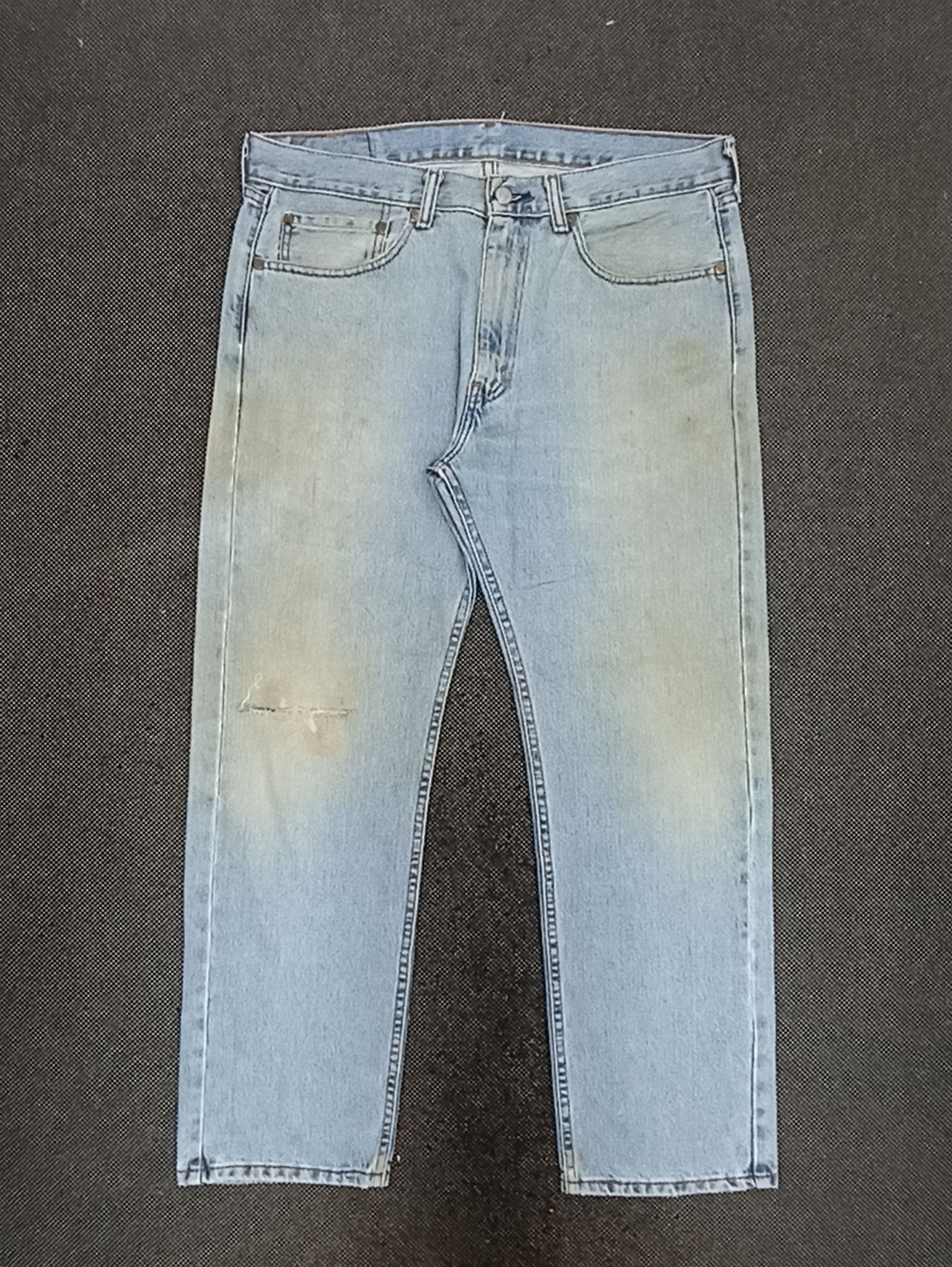 Jean × Levi's × Vintage VINTAGE LEVIS 505 LIGHT WASH JEANS -J315 Size US 36 / EU 52 - 1 Thumbnail