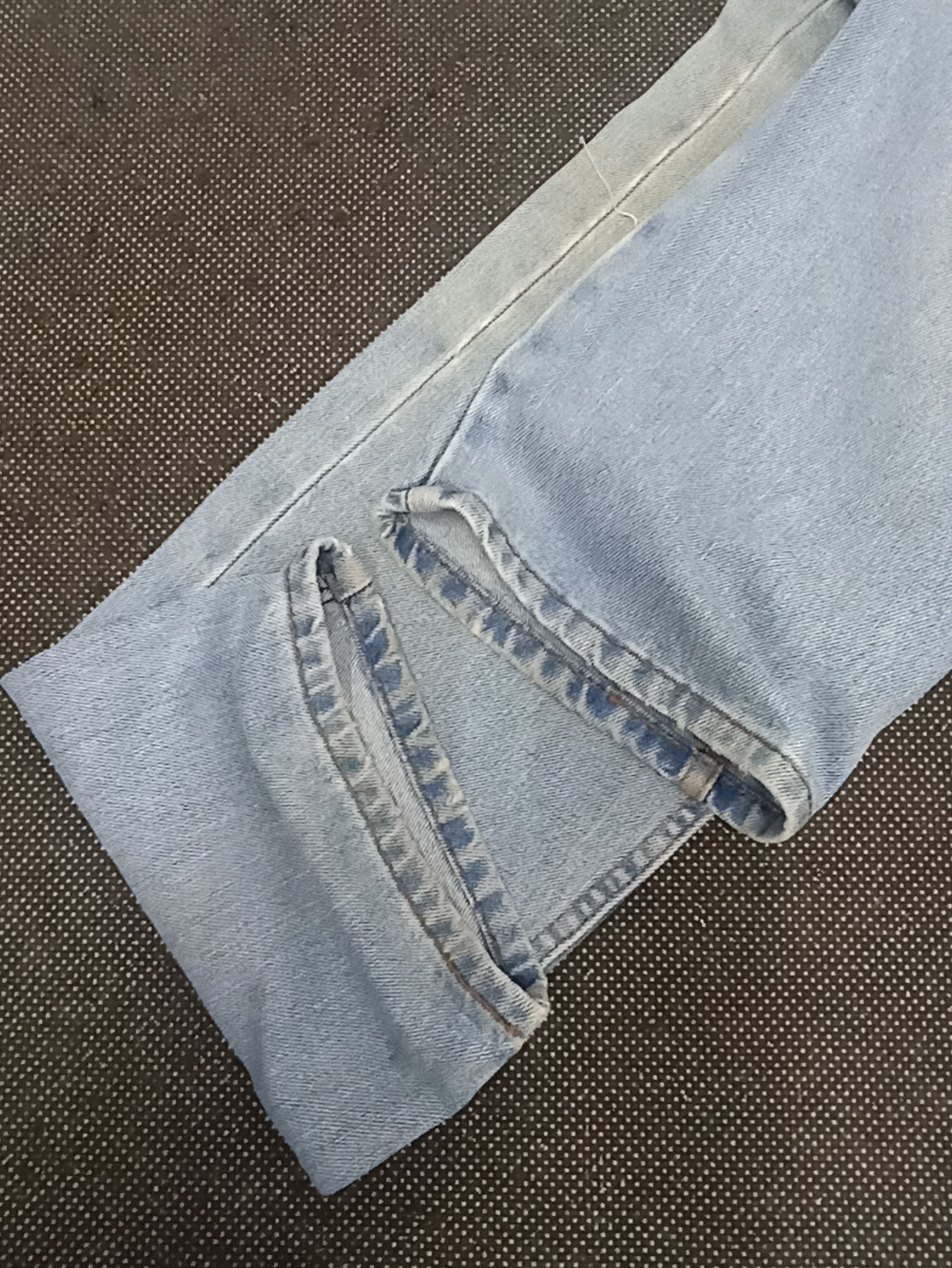 Jean × Levi's × Vintage VINTAGE LEVIS 505 LIGHT WASH JEANS -J315 Size US 36 / EU 52 - 7 Thumbnail