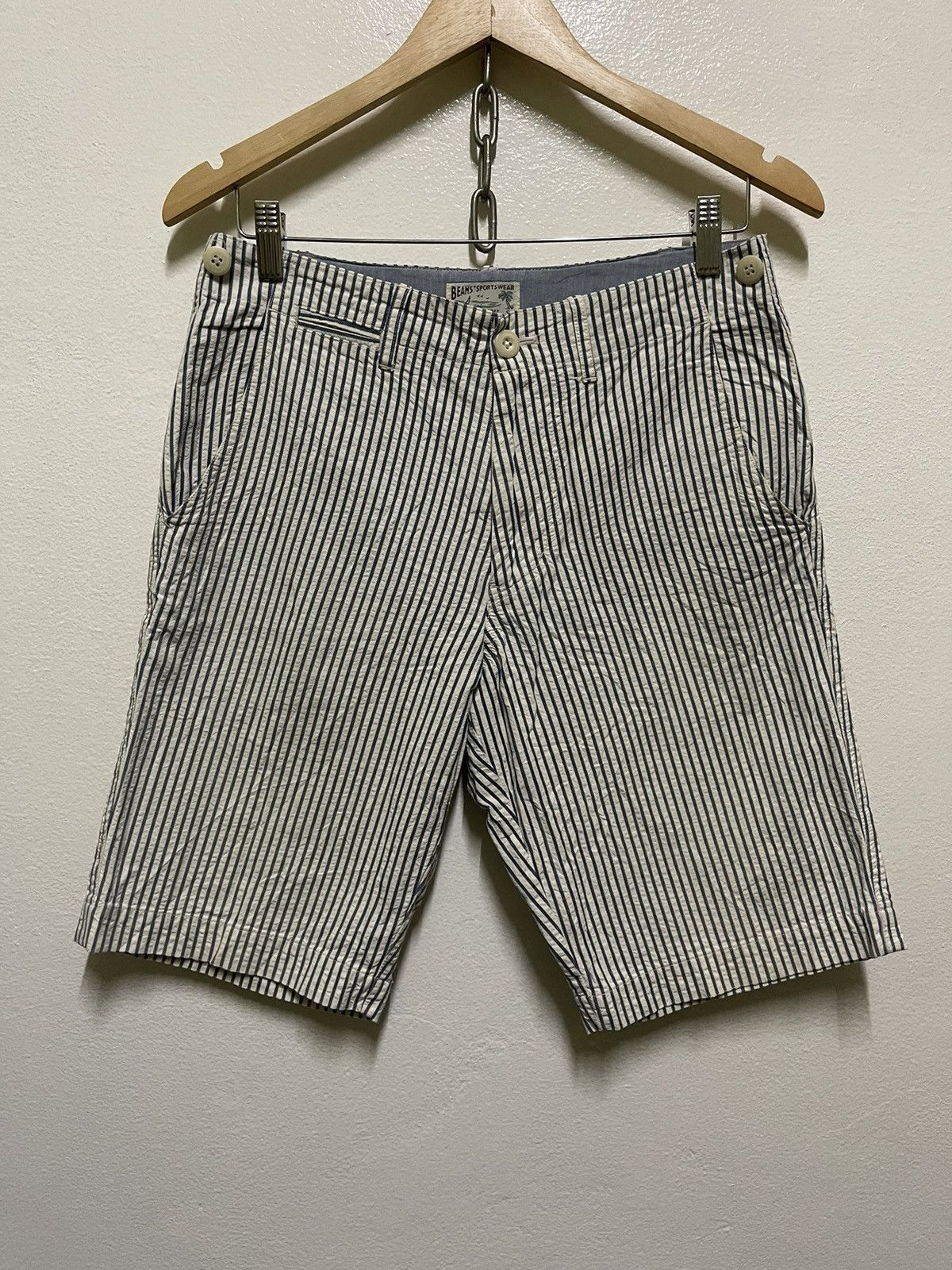 Beams Plus × Japanese Brand Beams Sportswear Short Stripes Size US 28 / EU 44 - 1 Thumbnail