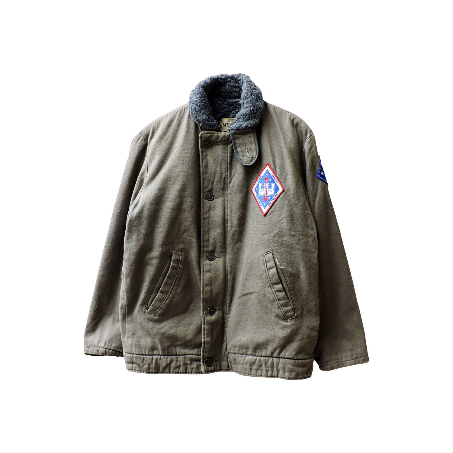 Vintage 50's USN N1-2 Civilian Deck Jacket Size US M / EU 48-50 / 2 - 1 Thumbnail