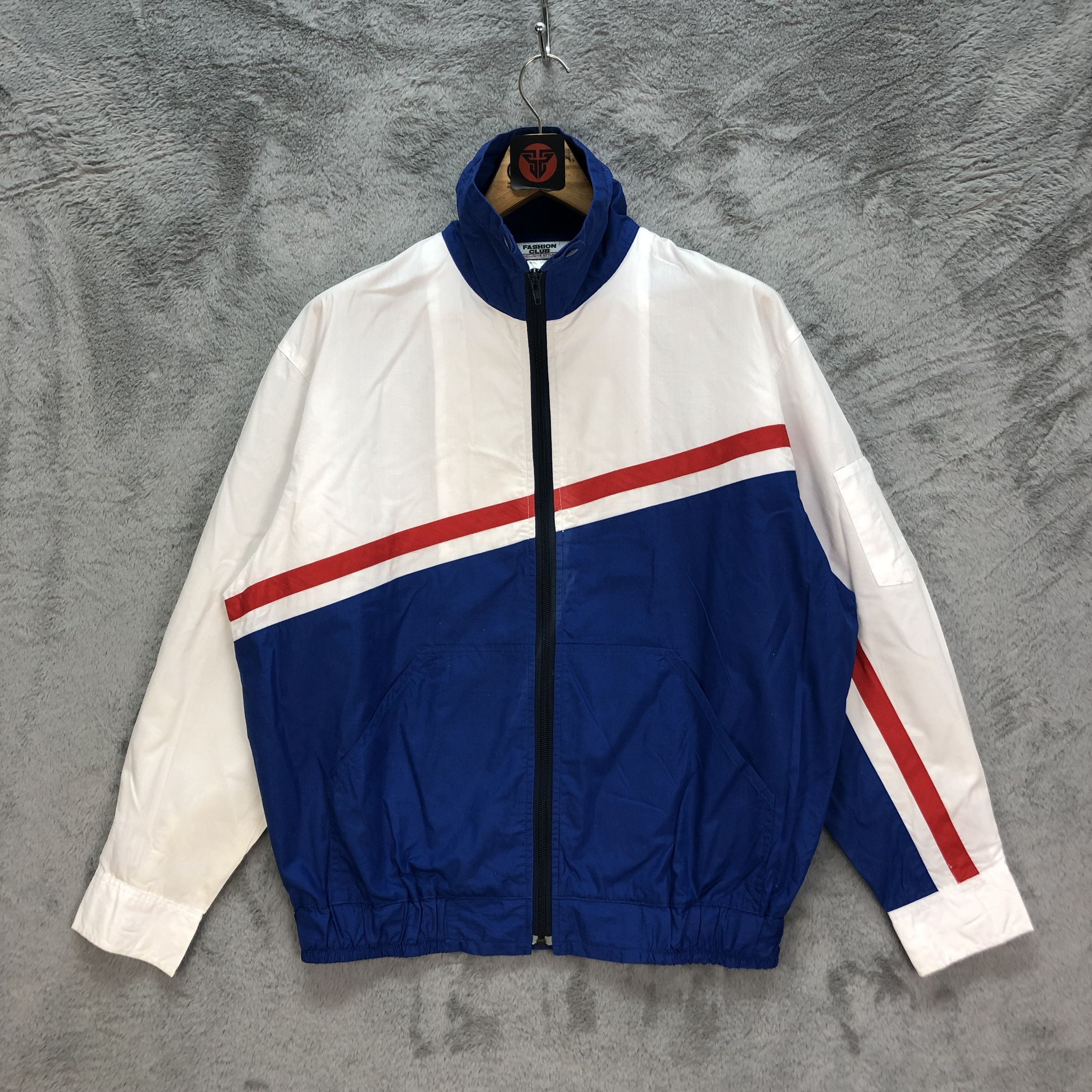 Japanese Brand BI-KE RENTAL SYSTEM COLORBLOCK LIGHT JACKET #6413-65 Size US L / EU 52-54 / 3 - 5 Thumbnail