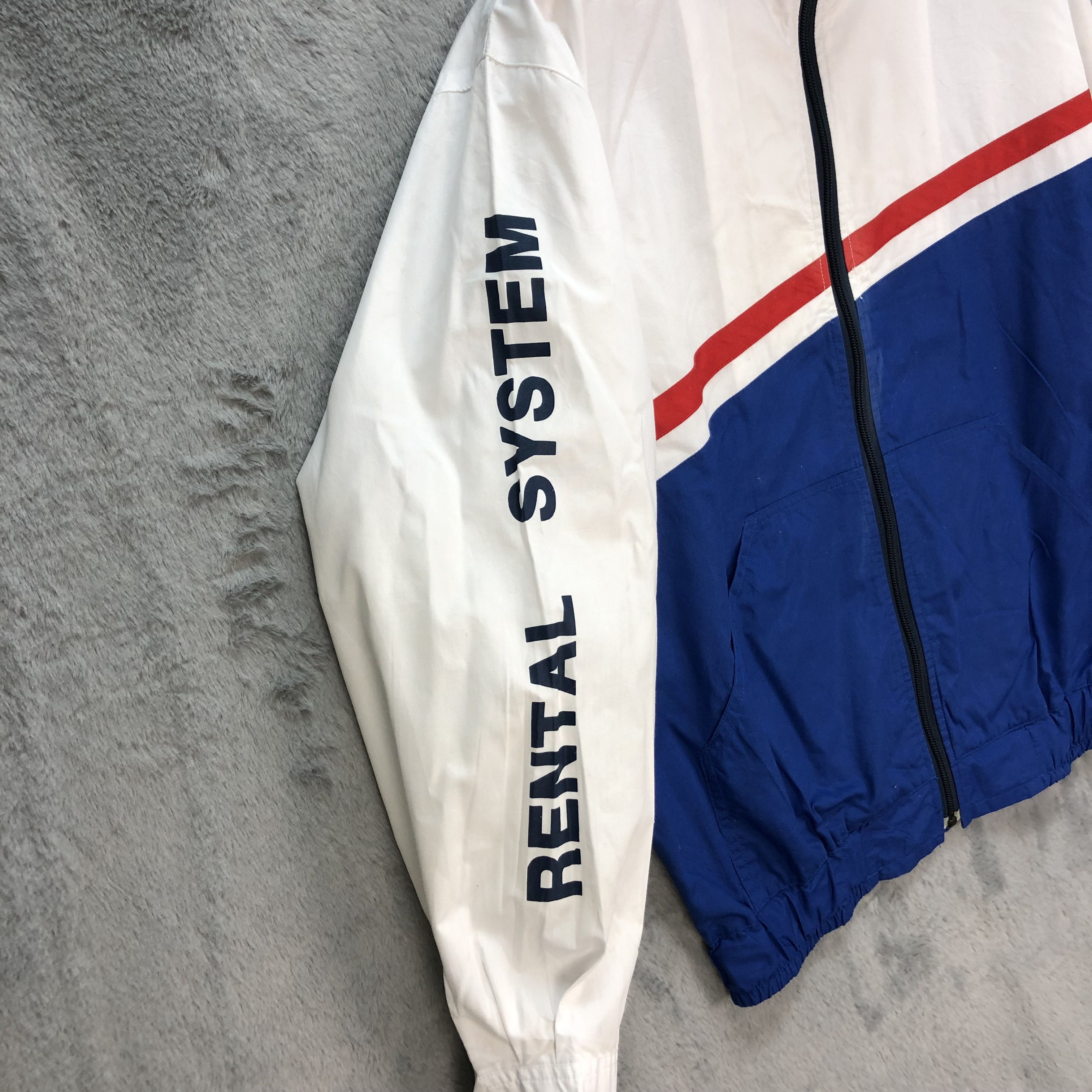 Japanese Brand BI-KE RENTAL SYSTEM COLORBLOCK LIGHT JACKET #6413-65 Size US L / EU 52-54 / 3 - 11 Thumbnail