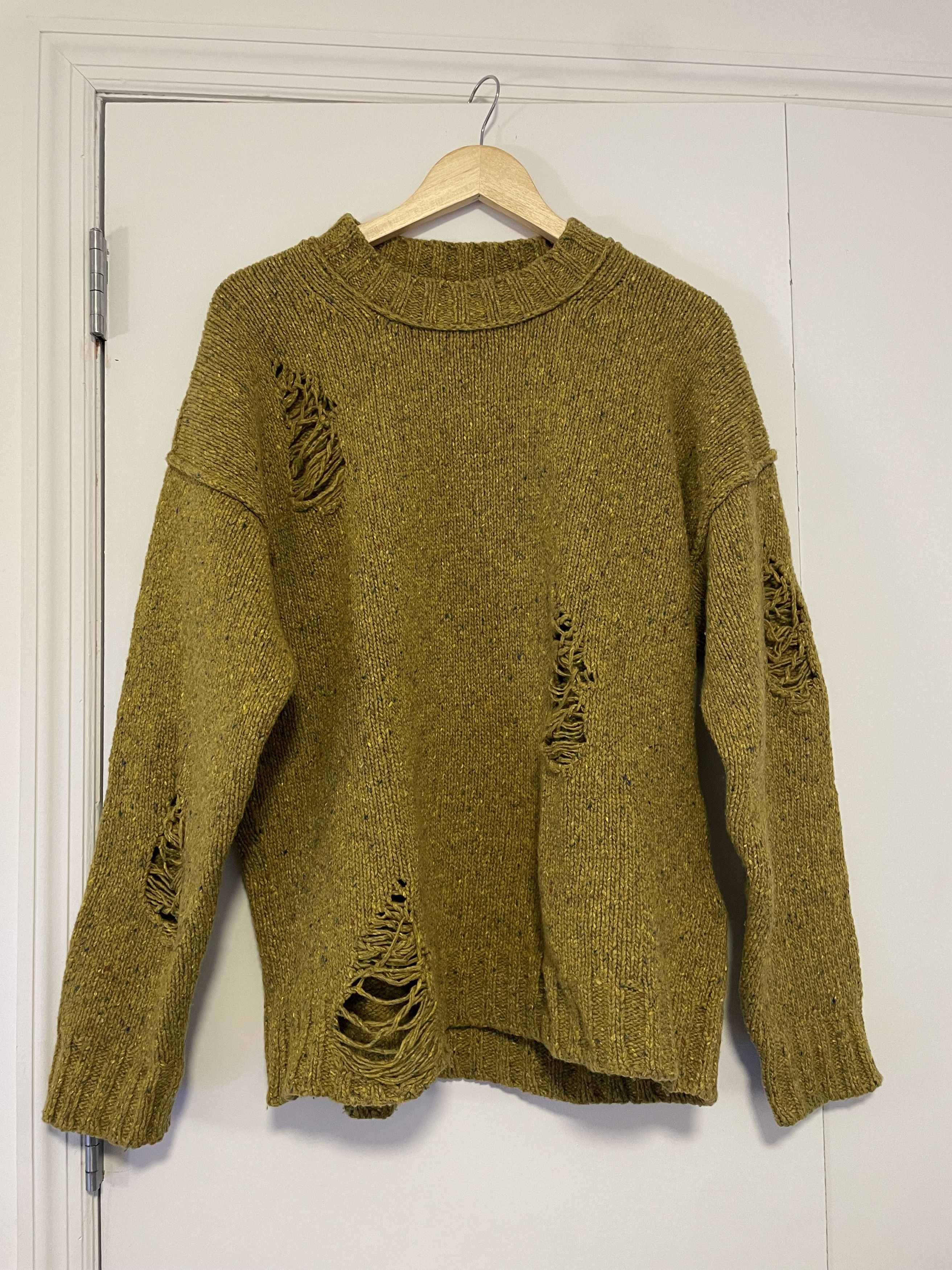 Isabel Benenato Distressed Knit | Grailed