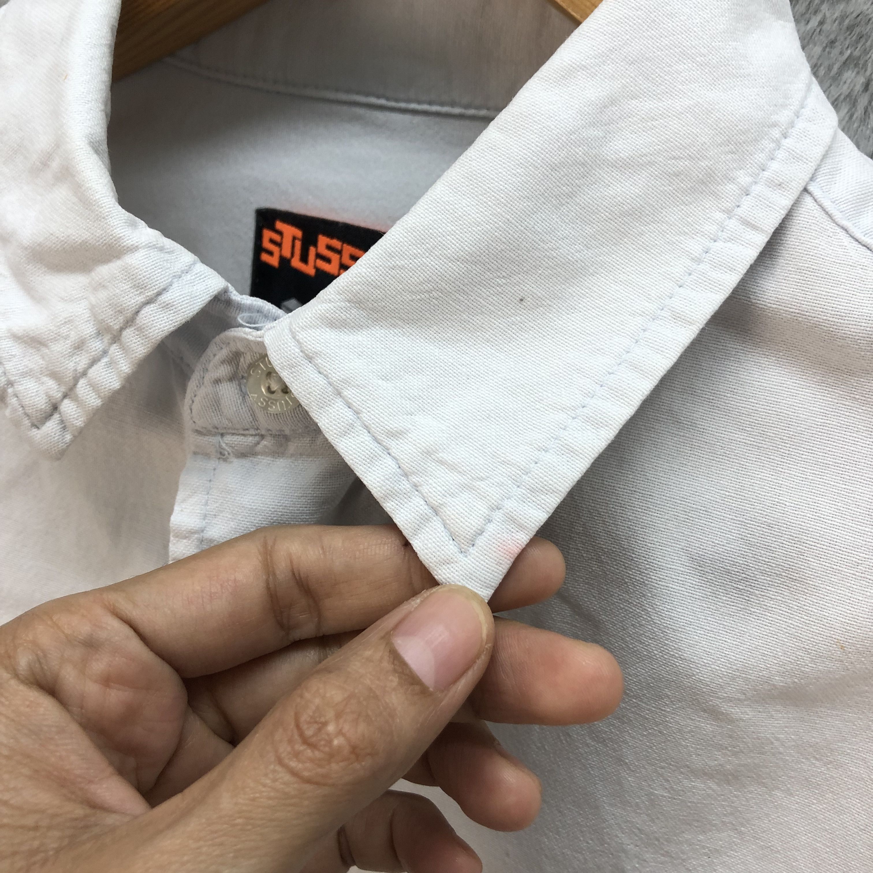 Stussy TRASHED🔥 STUSSY BUTTON UPS SHIRTS #6416-65 Size US M / EU 48-50 / 2 - 13 Thumbnail