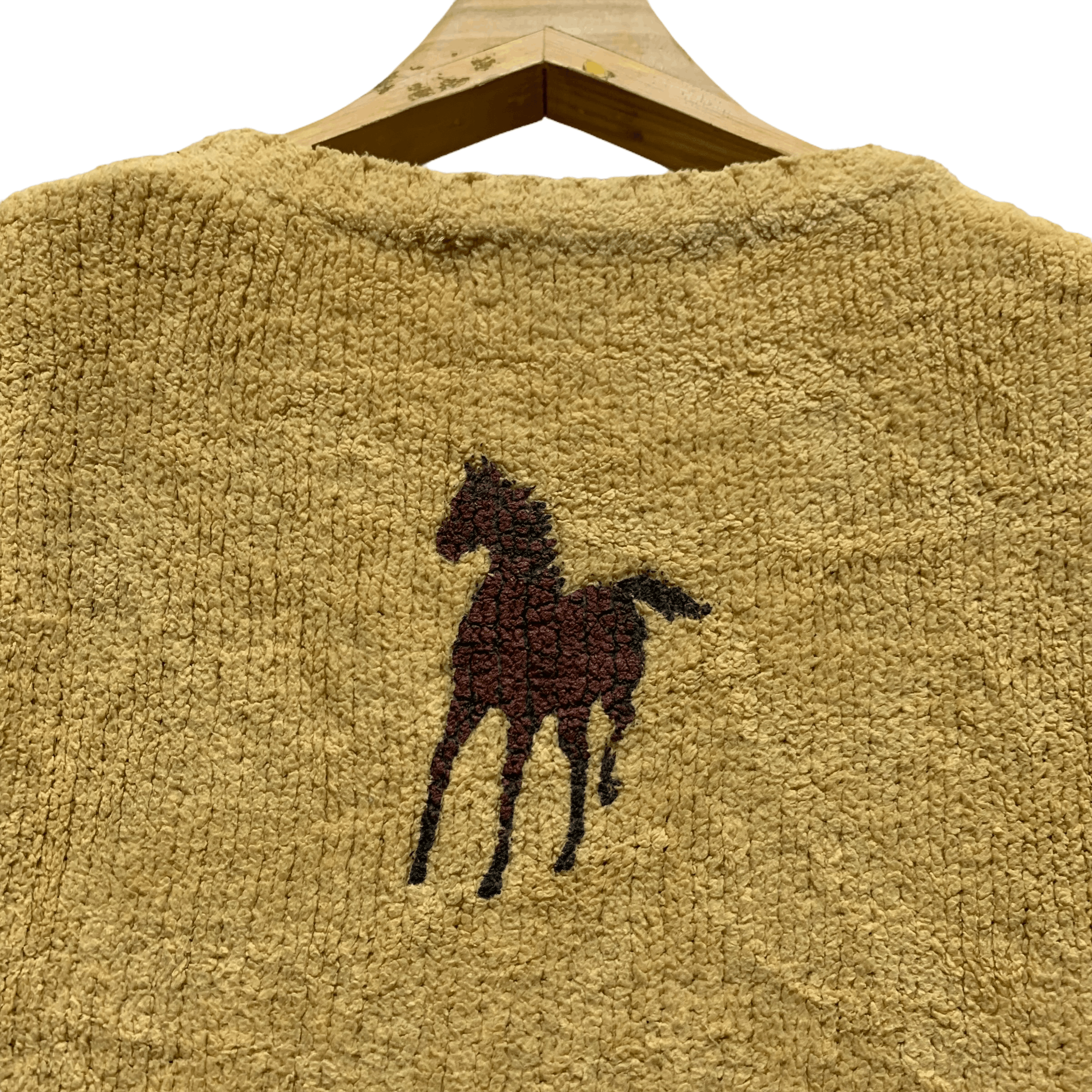 Vintage Rare Luxury Knits Horses Graphic Knit Sweater #4129-143 Size XXL / US 16-18 / IT 52-54 - 8 Thumbnail